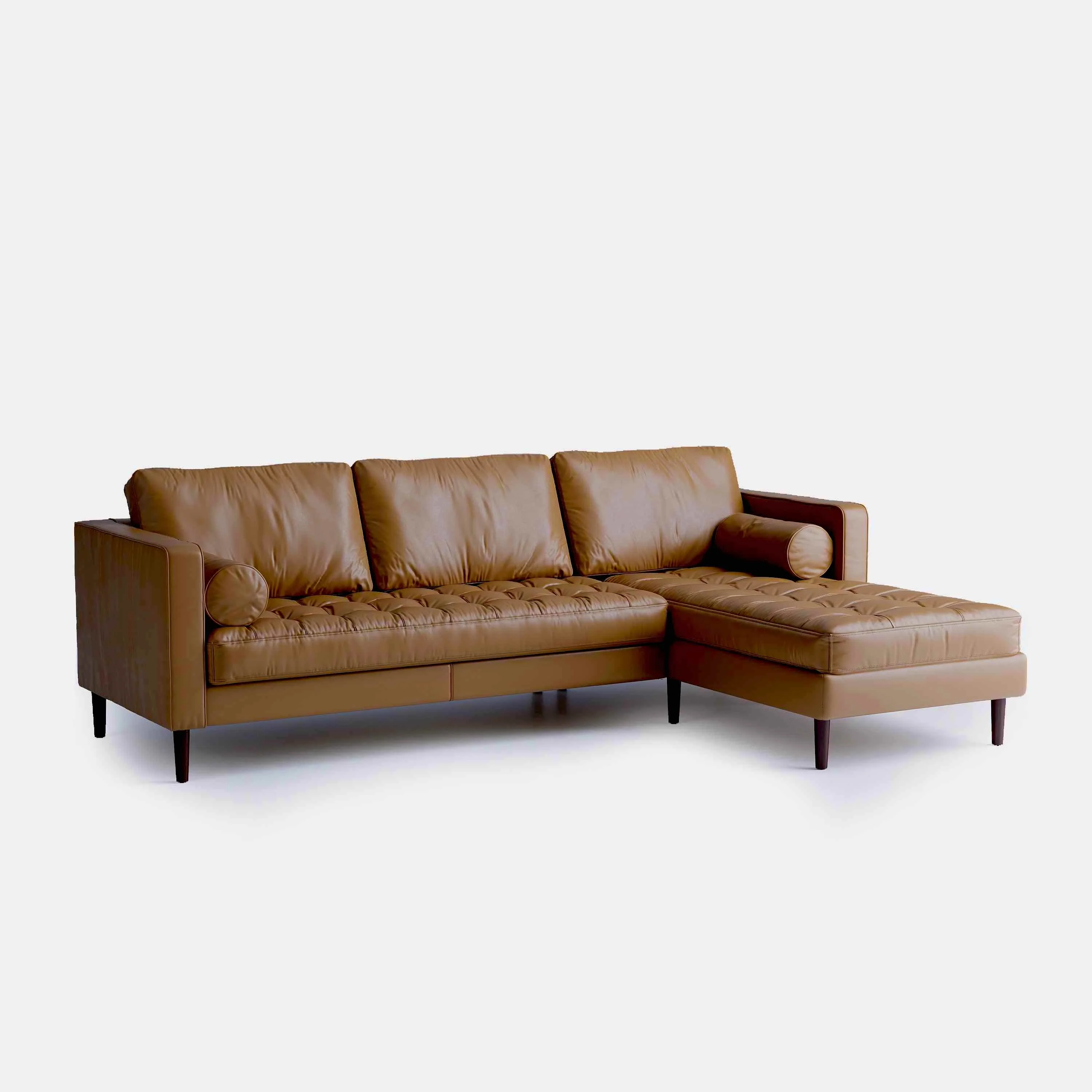 Palo Sofa | L-Shaped Sectional with Chaise (8.25 feet) | Italian Leather Sofa - Image 19