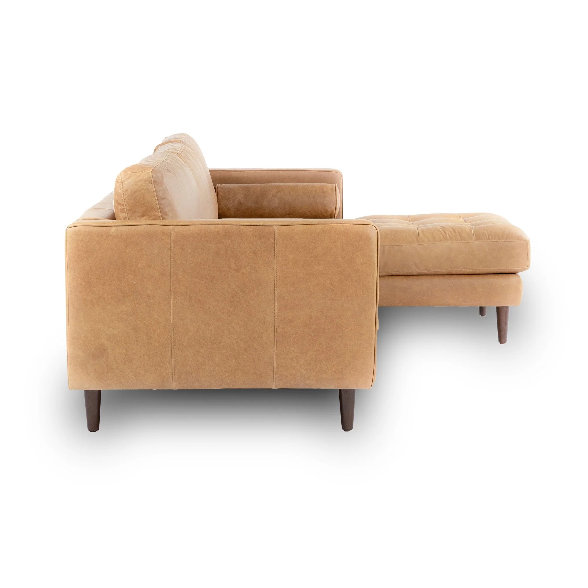 Palo Sofa | L-Shaped Sectional with Chaise (8.25 feet) | Italian Leather Sofa - Image 33