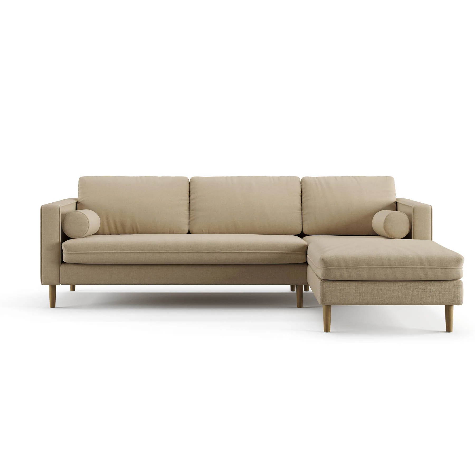 Palo Sofa | L-Shaped Sectional with Chaise (8.25 feet length) | Removable Fabrics - Image 11