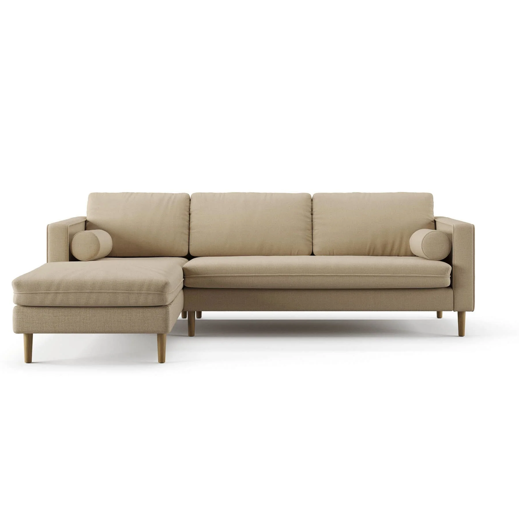 Palo Sofa | L-Shaped Sectional with Chaise (8.25 feet length) | Removable Fabrics - Image 14