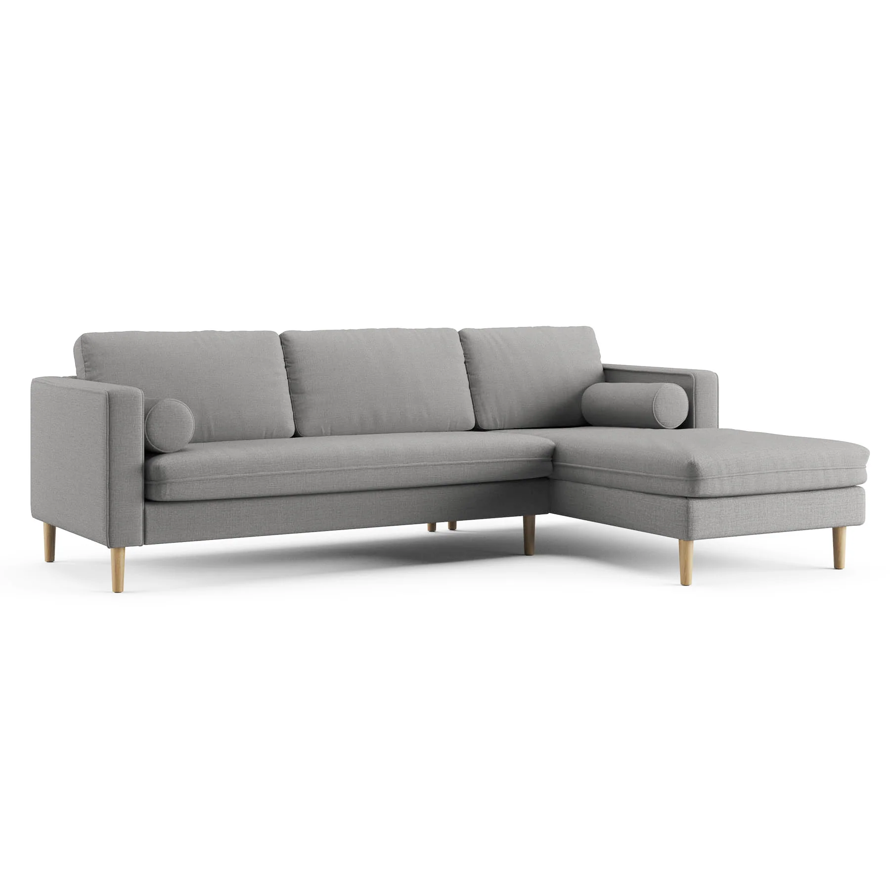 Palo Sofa | L-Shaped Sectional with Chaise (8.25 feet length) | Removable Fabrics - Image 3