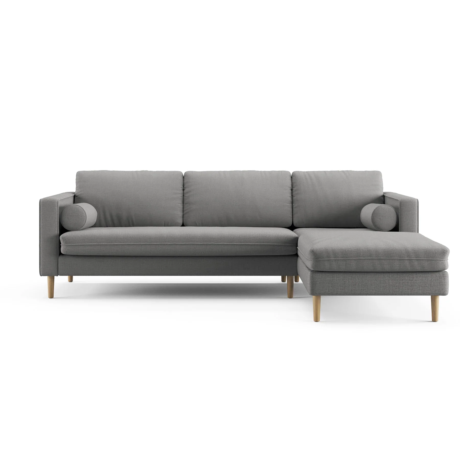Palo Sofa | L-Shaped Sectional with Chaise (8.25 feet length) | Removable Fabrics - Image 4