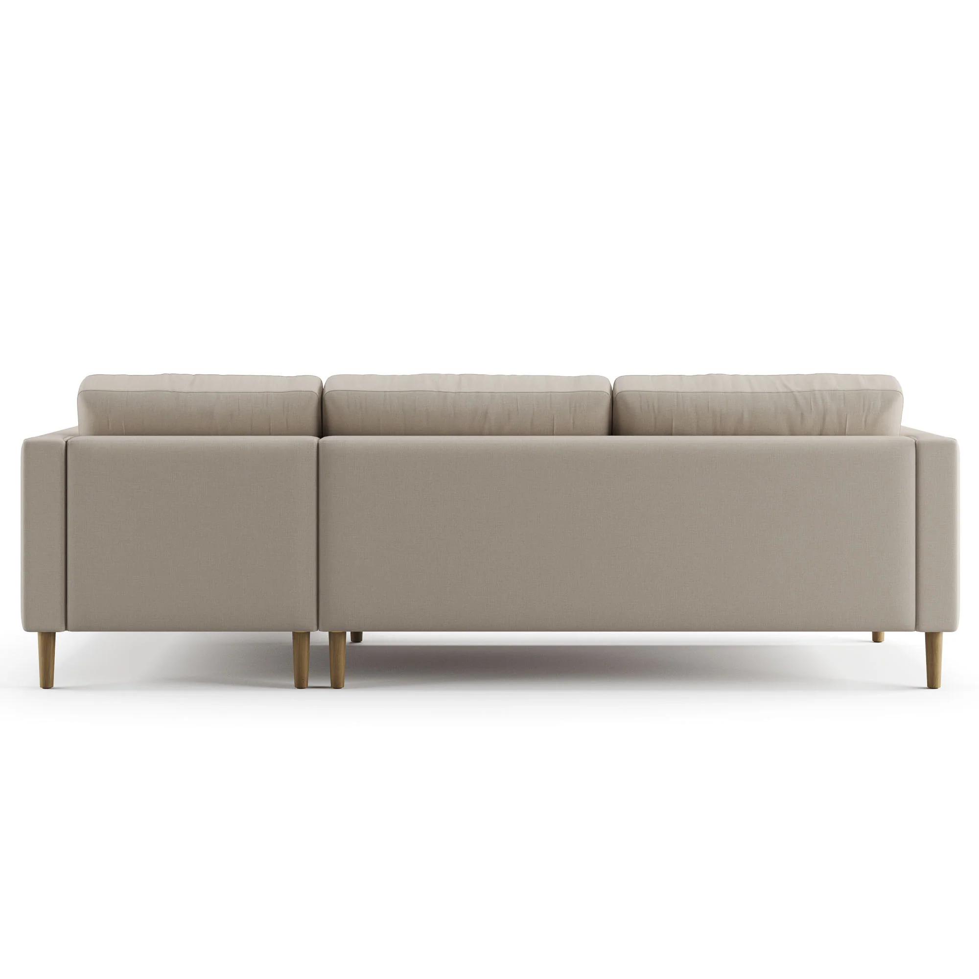 Palo Sofa T | L-Shaped Sectional with Chaise (8.25 feet length) | Tufted - Image 15