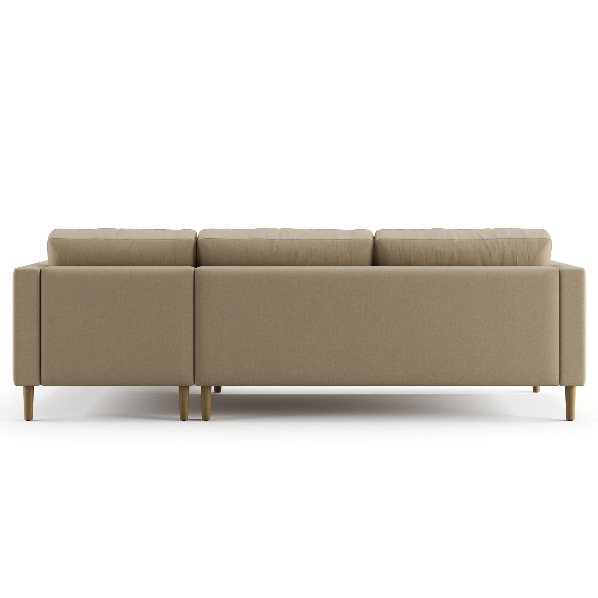 Palo Sofa T | L-Shaped Sectional with Chaise (8.25 feet length) | Tufted - Image 21