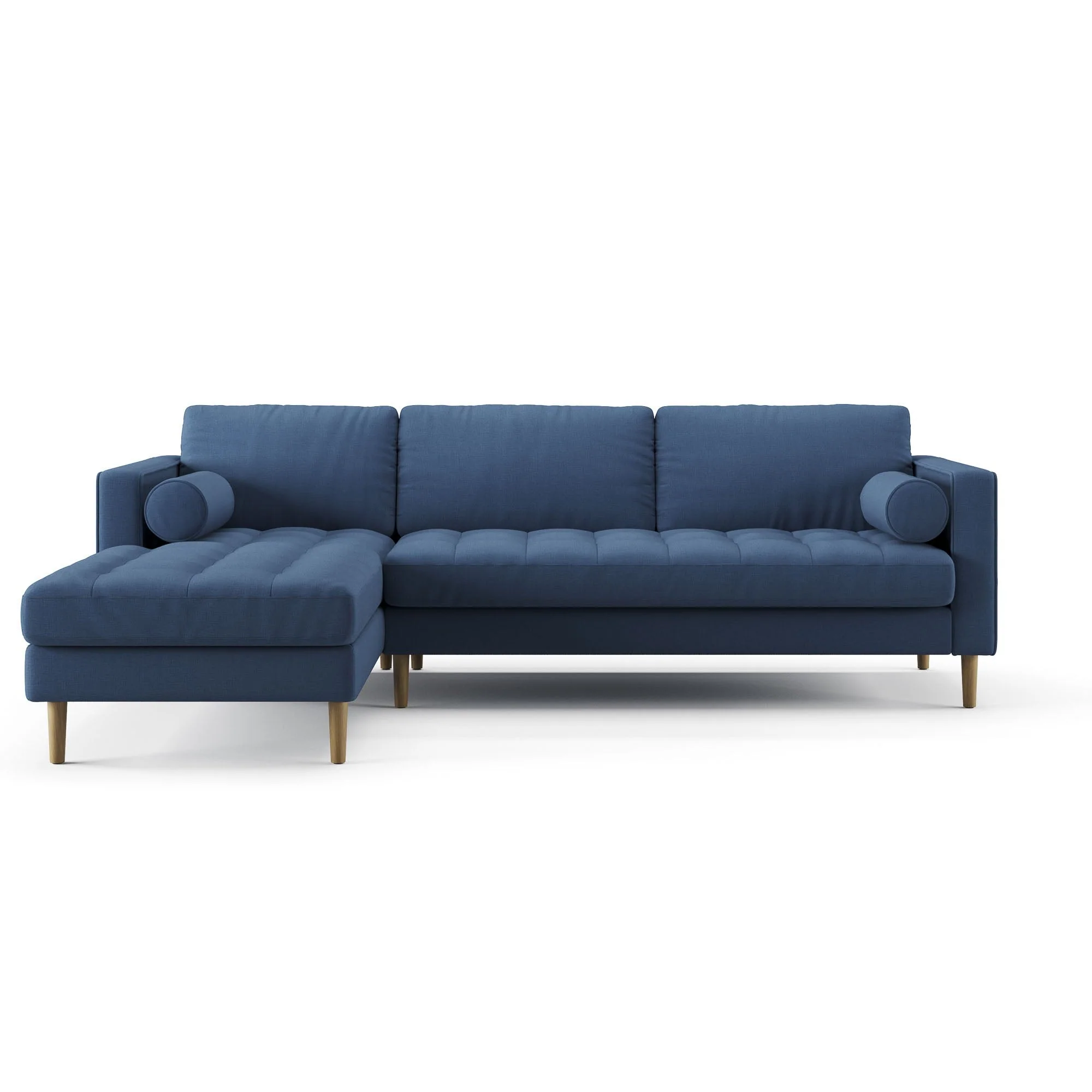 Palo Sofa T | L-Shaped Sectional with Chaise (8.25 feet length) | Tufted - Image 38