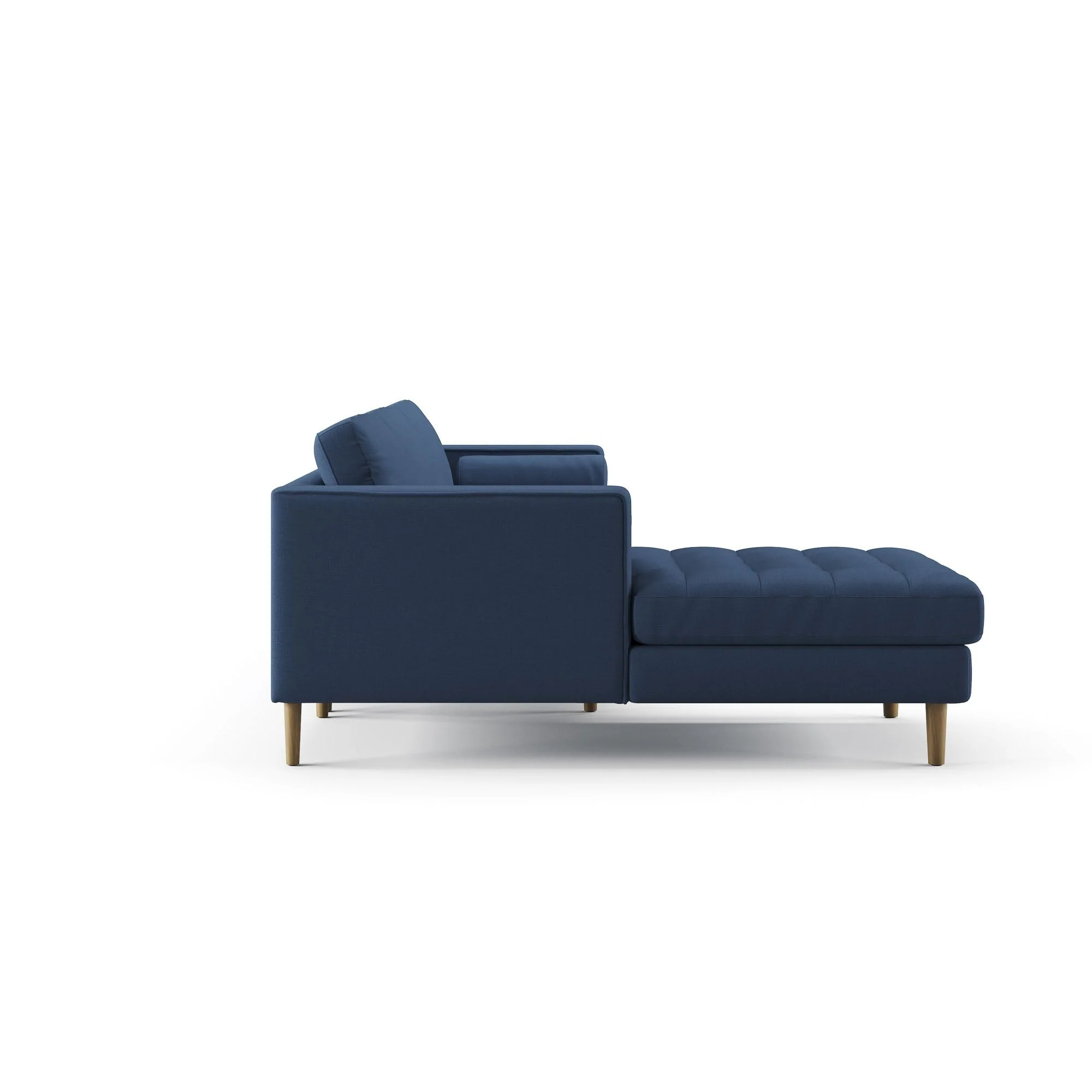 Palo Sofa T | L-Shaped Sectional with Chaise (8.25 feet length) | Tufted - Image 41