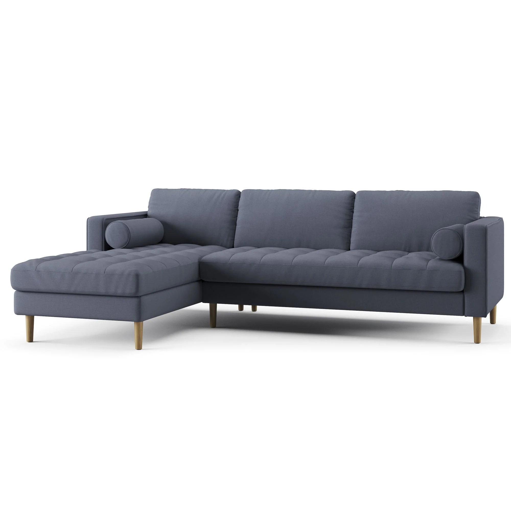 Palo Sofa T | L-Shaped Sectional with Chaise (8.25 feet length) | Tufted - Image 51