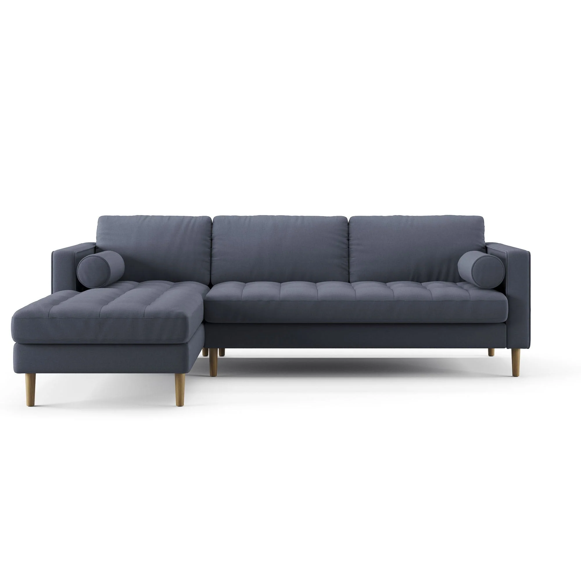 Palo Sofa T | L-Shaped Sectional with Chaise (8.25 feet length) | Tufted - Image 52