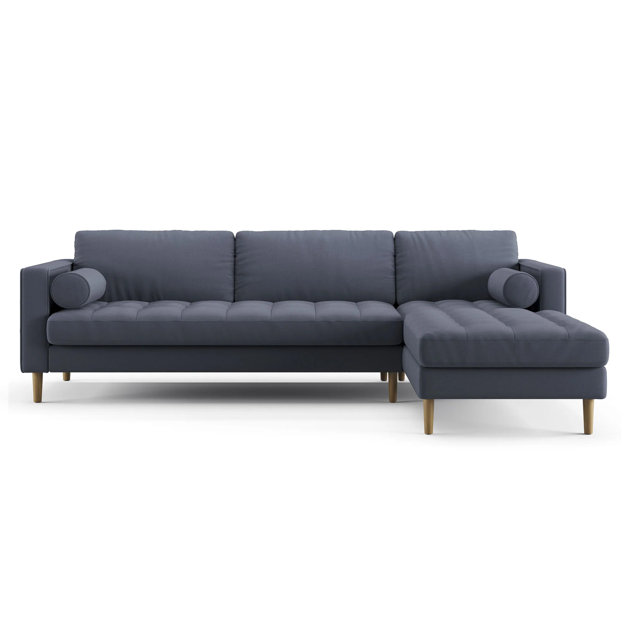 Palo Sofa T | L-Shaped Sectional with Chaise (8.25 feet length) | Tufted - Image 85
