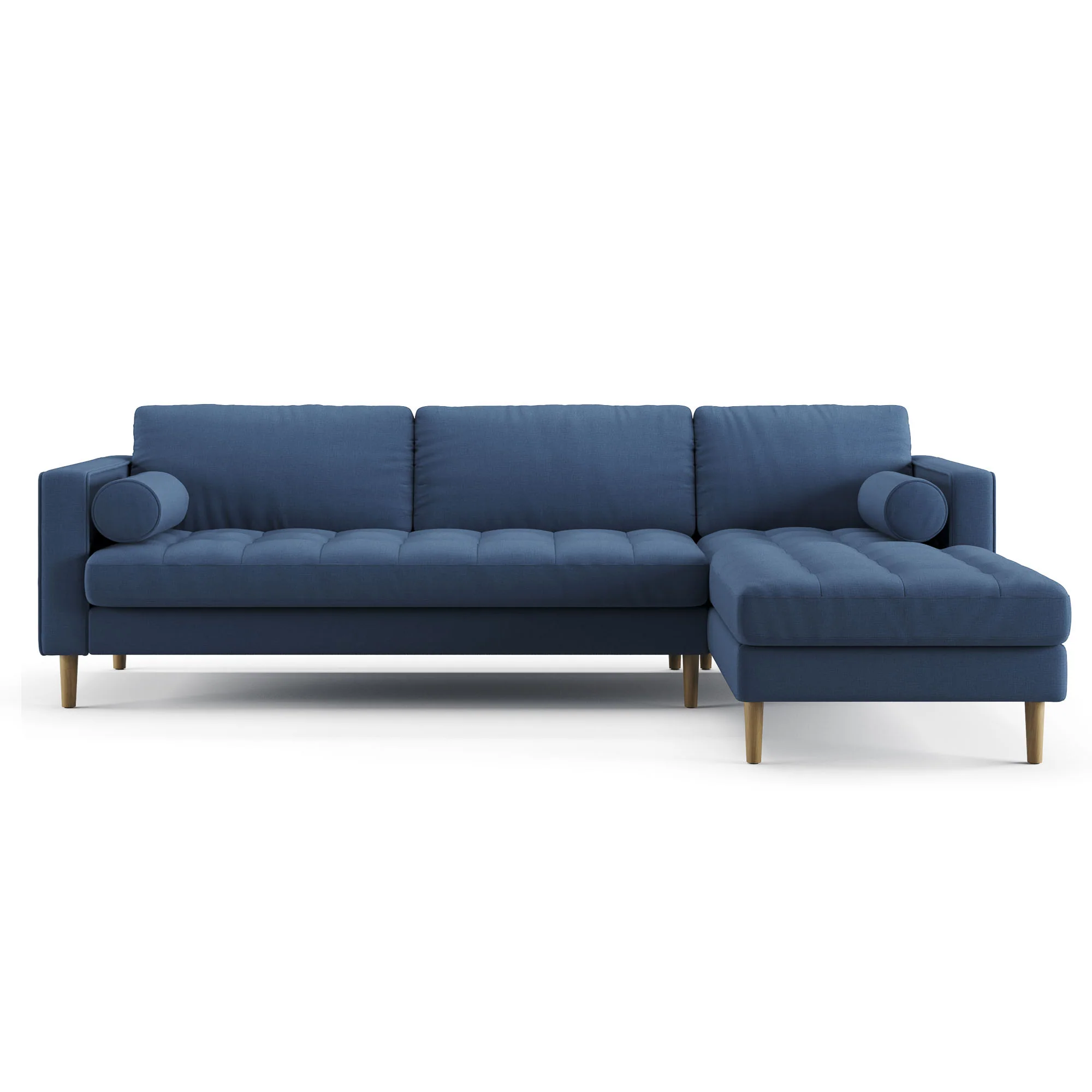Palo Sofa T | L-Shaped Sectional with Chaise (8.25 feet length) | Tufted - Image 88