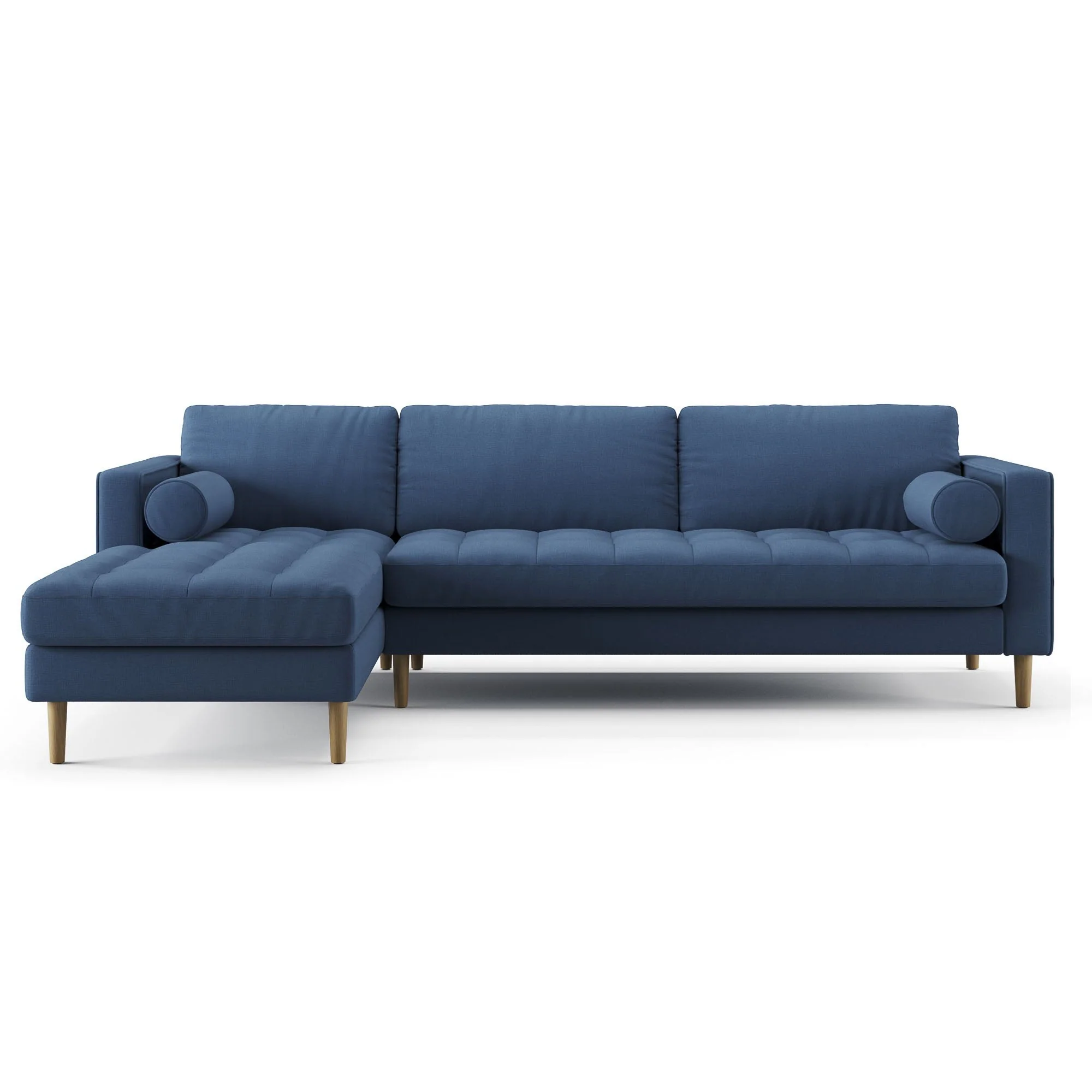 Palo Sofa T | L-Shaped Sectional with Chaise (8.25 feet length) | Tufted - Image 98