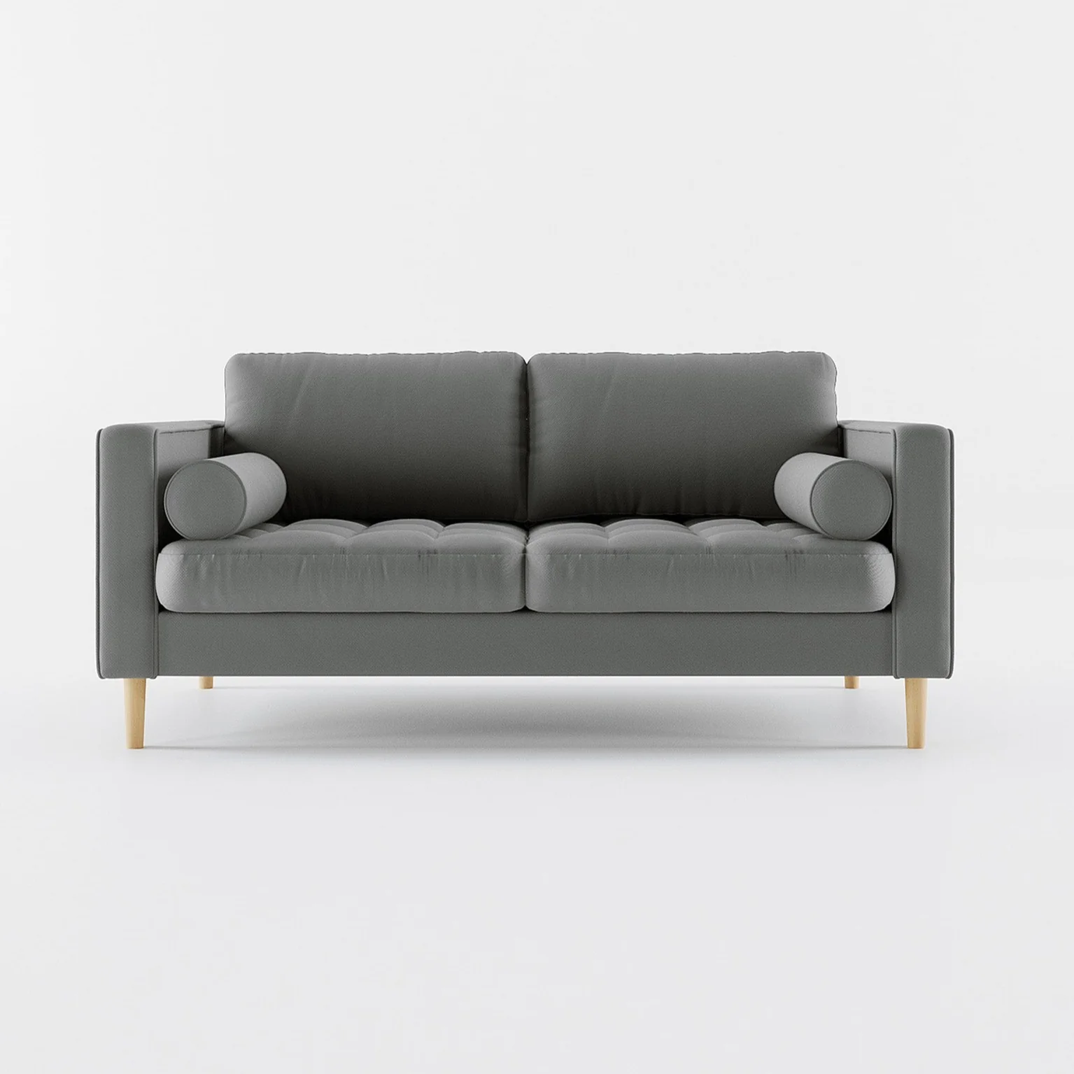 Palo Sofa T (Split Seats) | 2.5 Seater (6 feet) | Tufted - Image 3