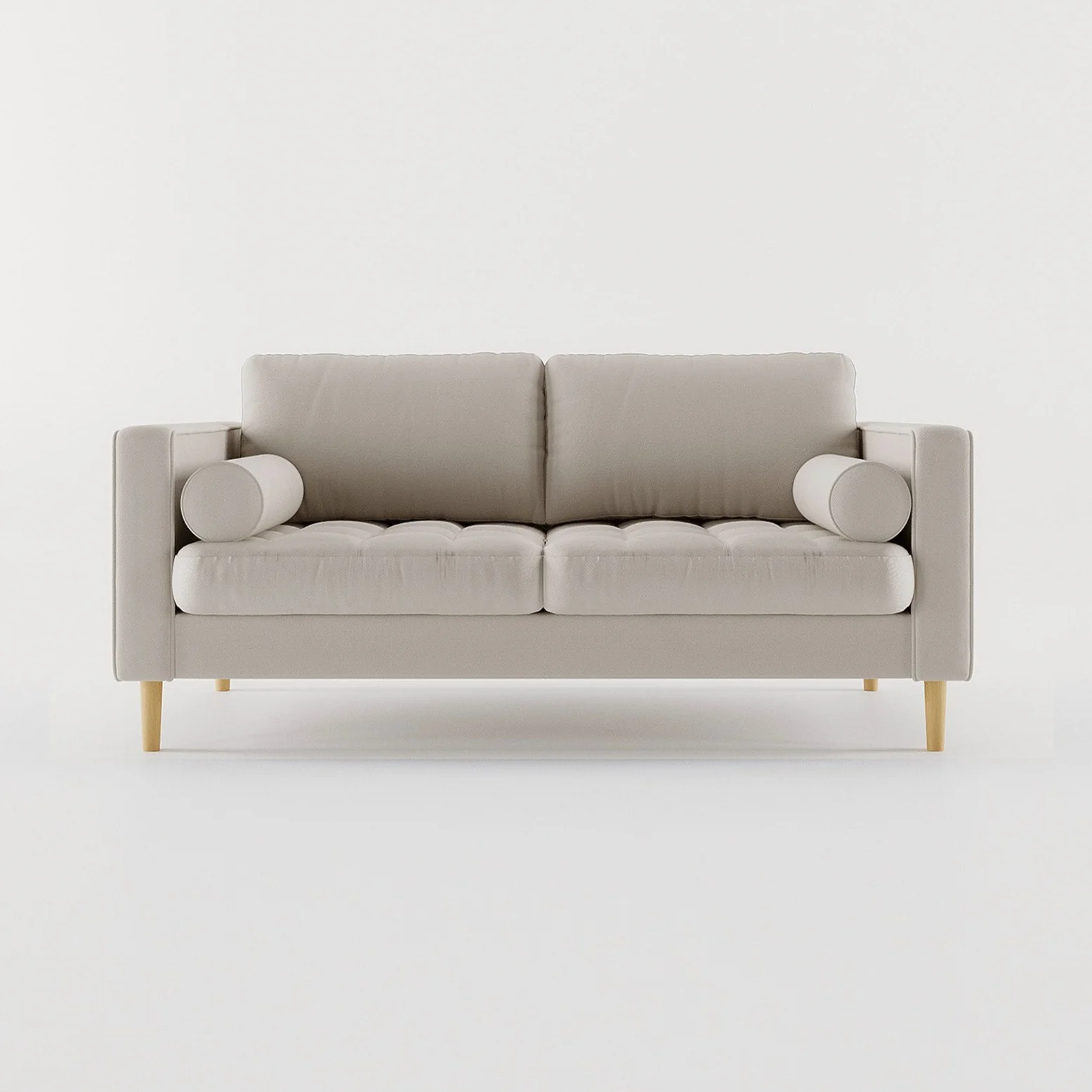 Palo Sofa T (Split Seats) | 2.5 Seater (6 feet) | Tufted - Image 4