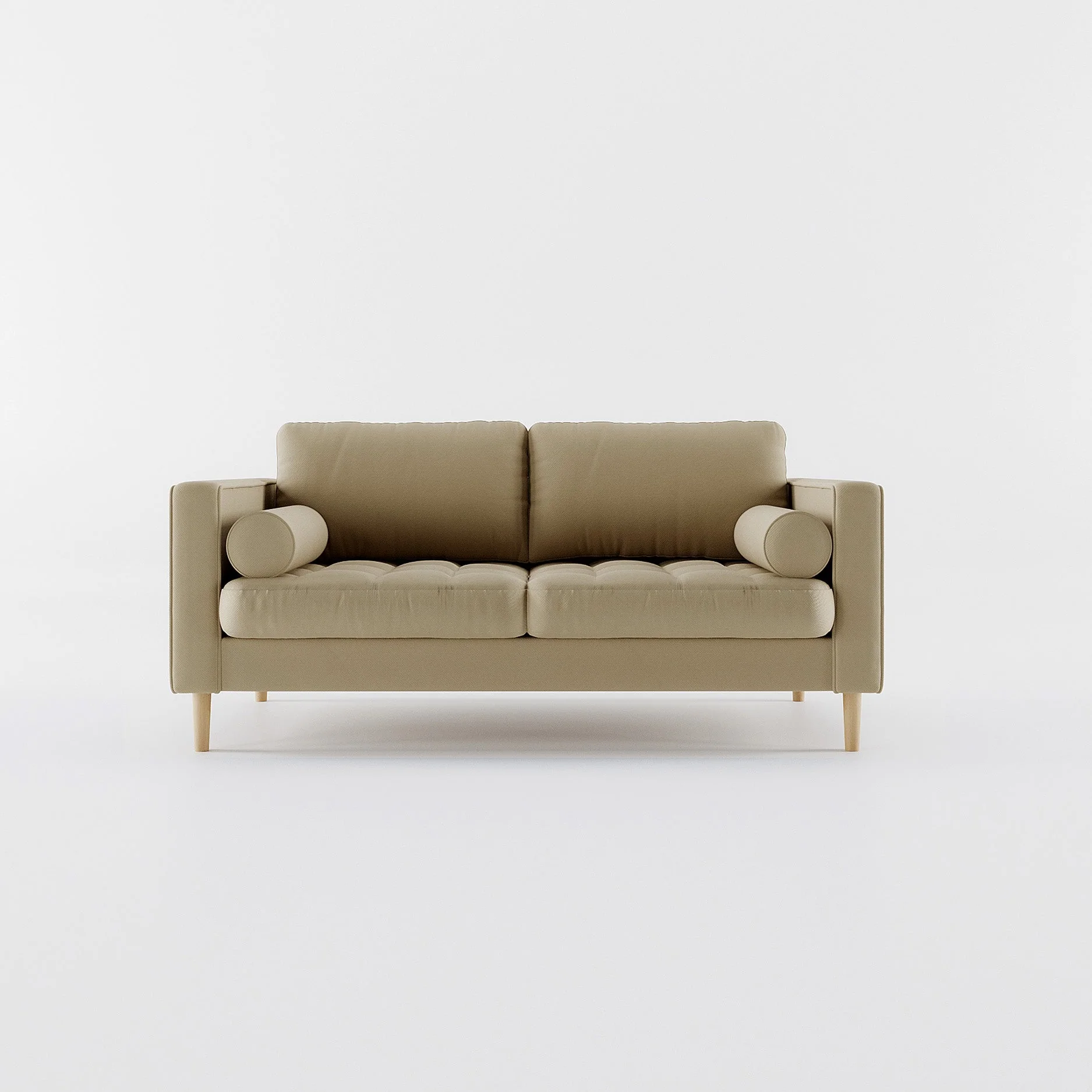 Palo Sofa T (Split Seats) | 2.5 Seater (6 feet) | Tufted - Image 5