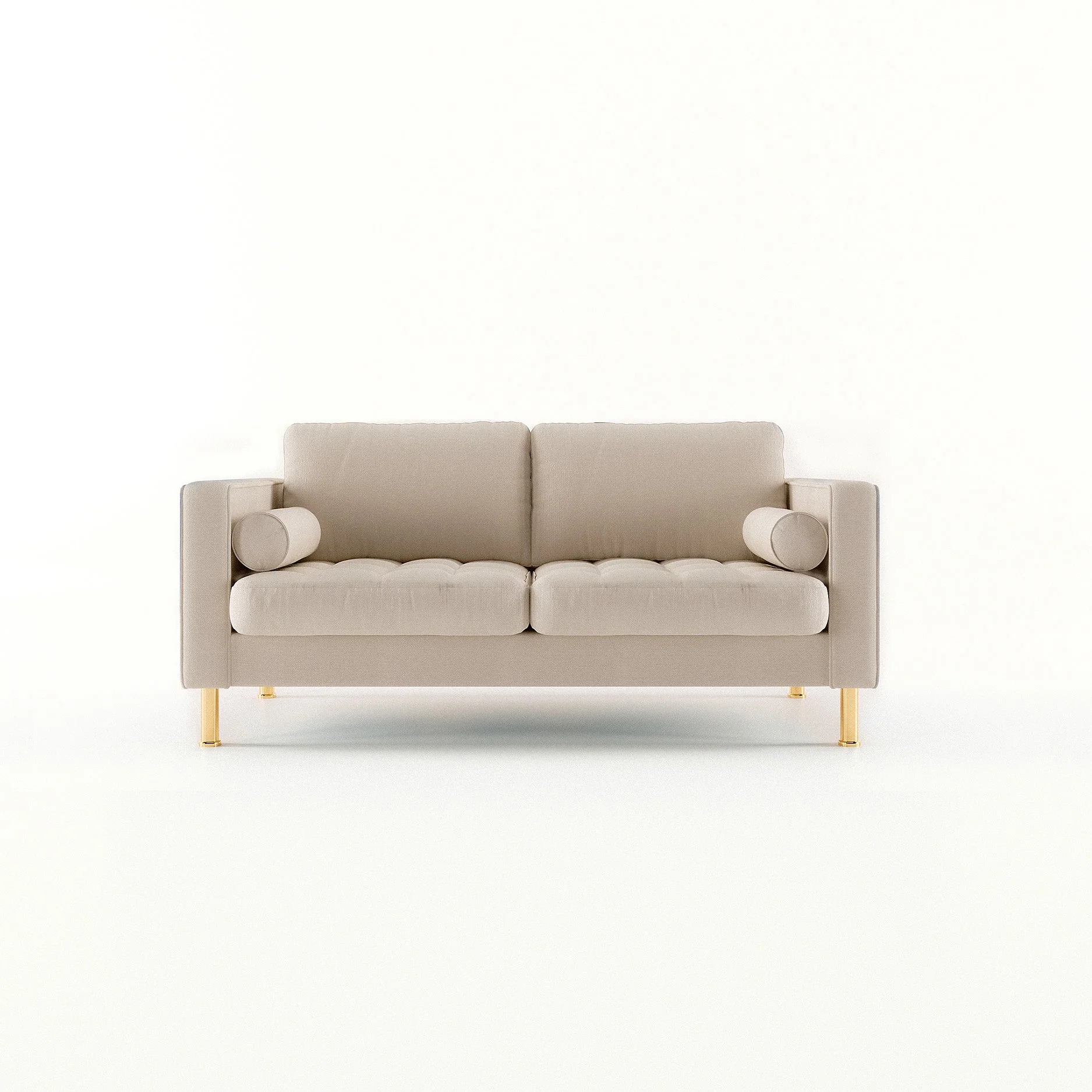 Palo Sofa T (Split Seats) | 2.5 Seater (6 feet) | Tufted - Image 9