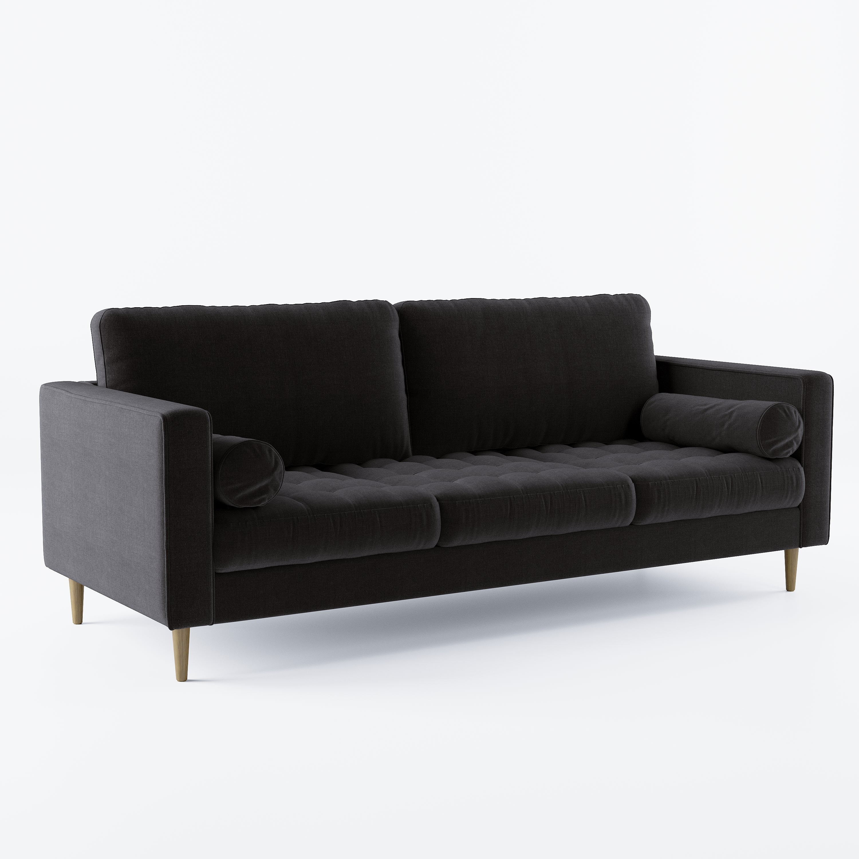Palo Sofa T (Split Seats) | 3+ Seater (7 feet) | Tufted - Image 23