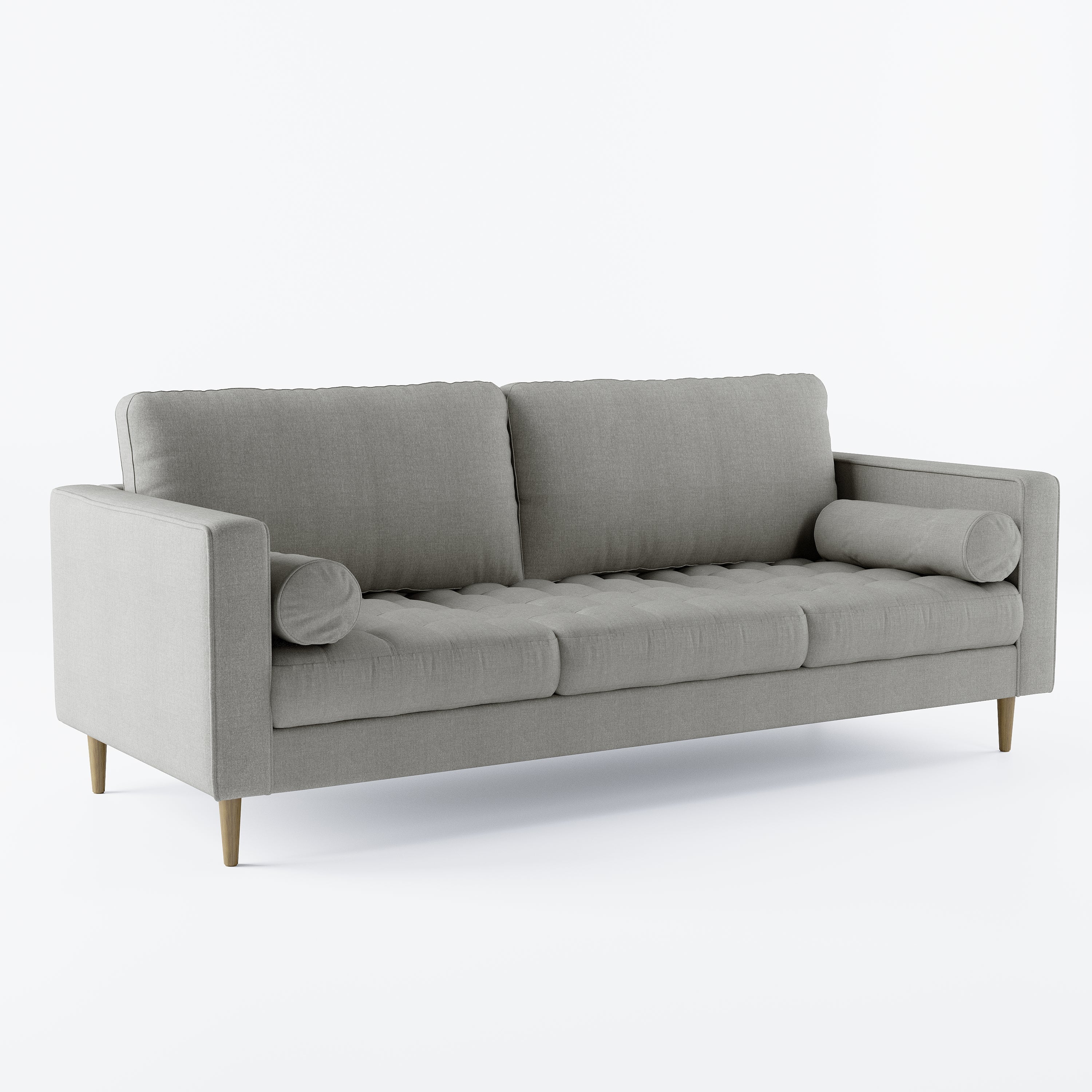 Palo Sofa T (Split Seats) | 3+ Seater (7 feet) | Tufted - Image 24