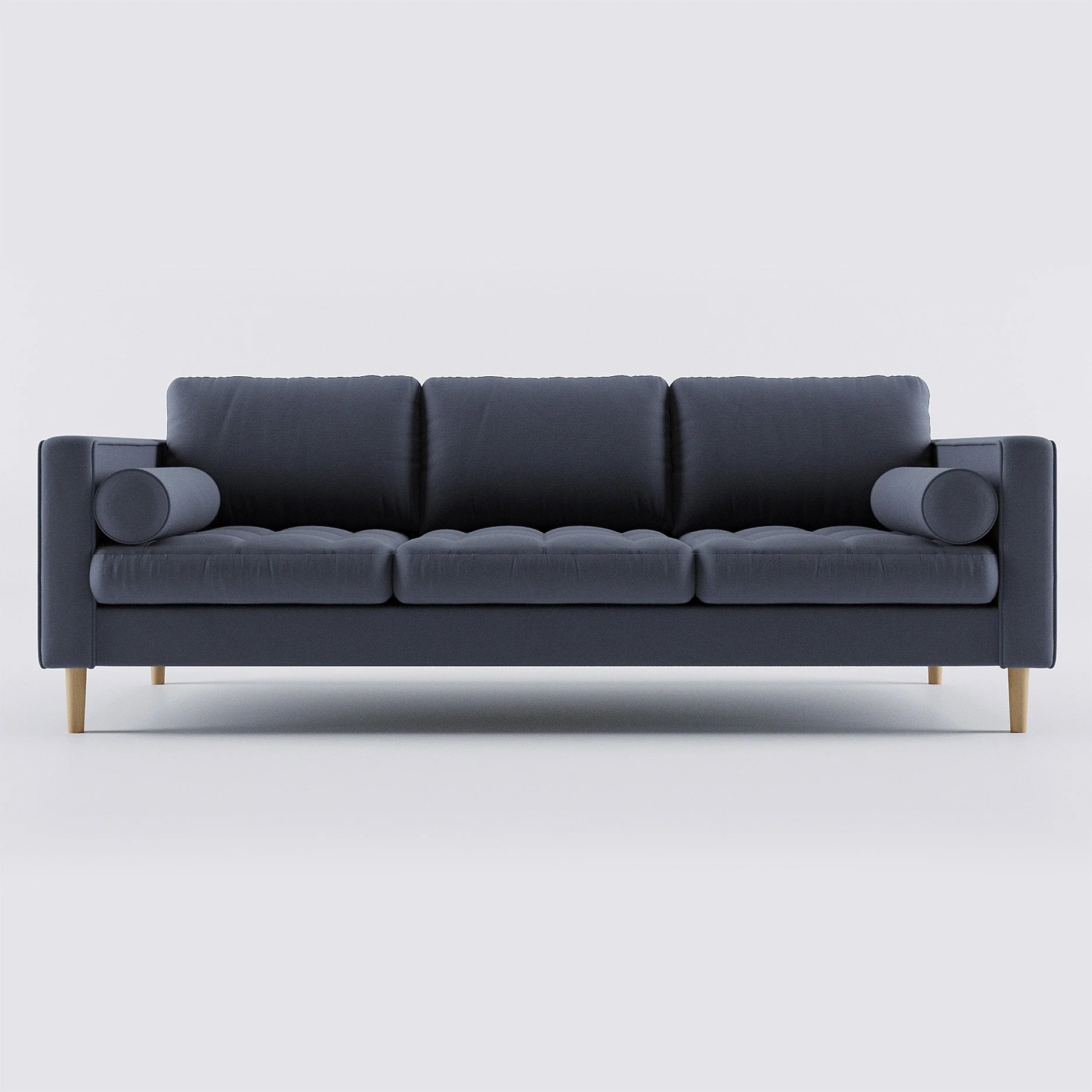 Palo Sofa T (Split Seats) | 3+ Seater (7 feet) | Tufted - Image 5