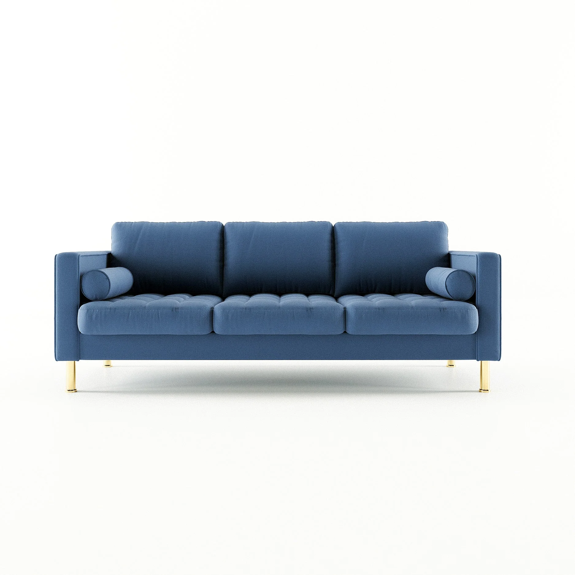 Palo Sofa T (Split Seats) | 3+ Seater (7 feet) | Tufted - Image 8