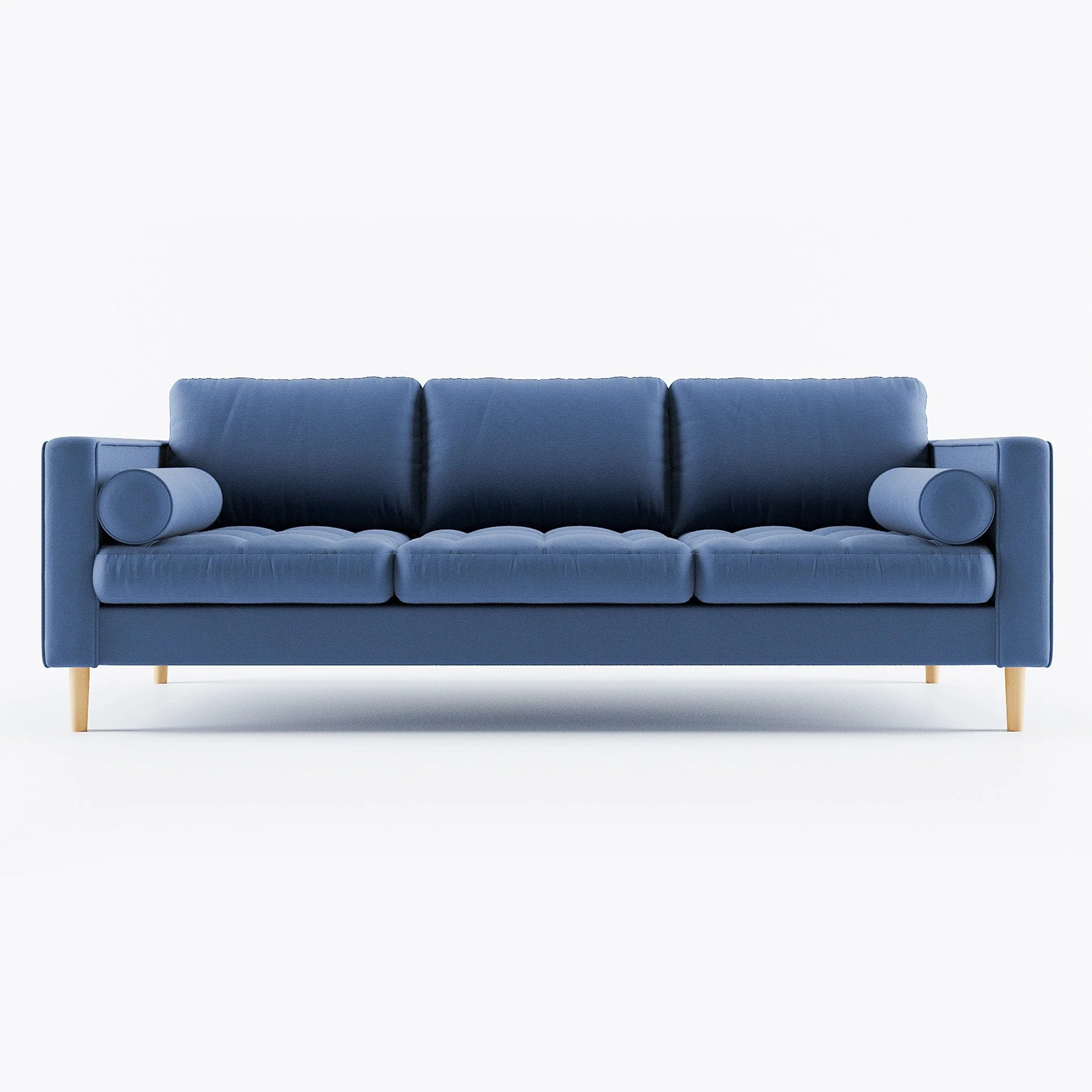 Palo Sofa T (Split Seats) | 3+ Seater (7 feet) | Tufted - Image 9