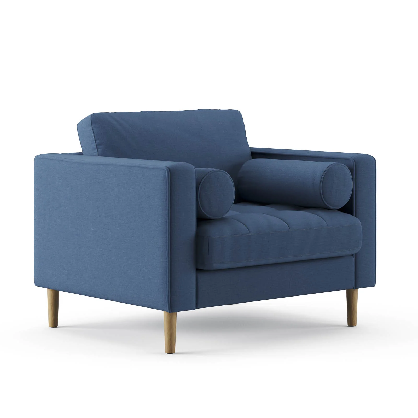Palo Sofa T | Chair (3.5 feet length) | Tufted - Image 12