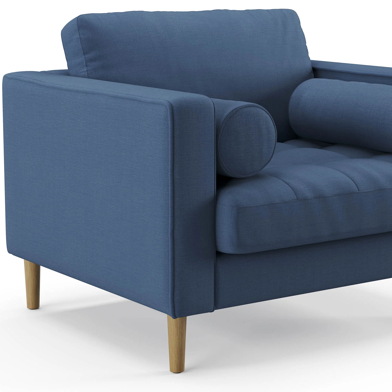 Palo Sofa T | Chair (3.5 feet length) | Tufted - Image 14