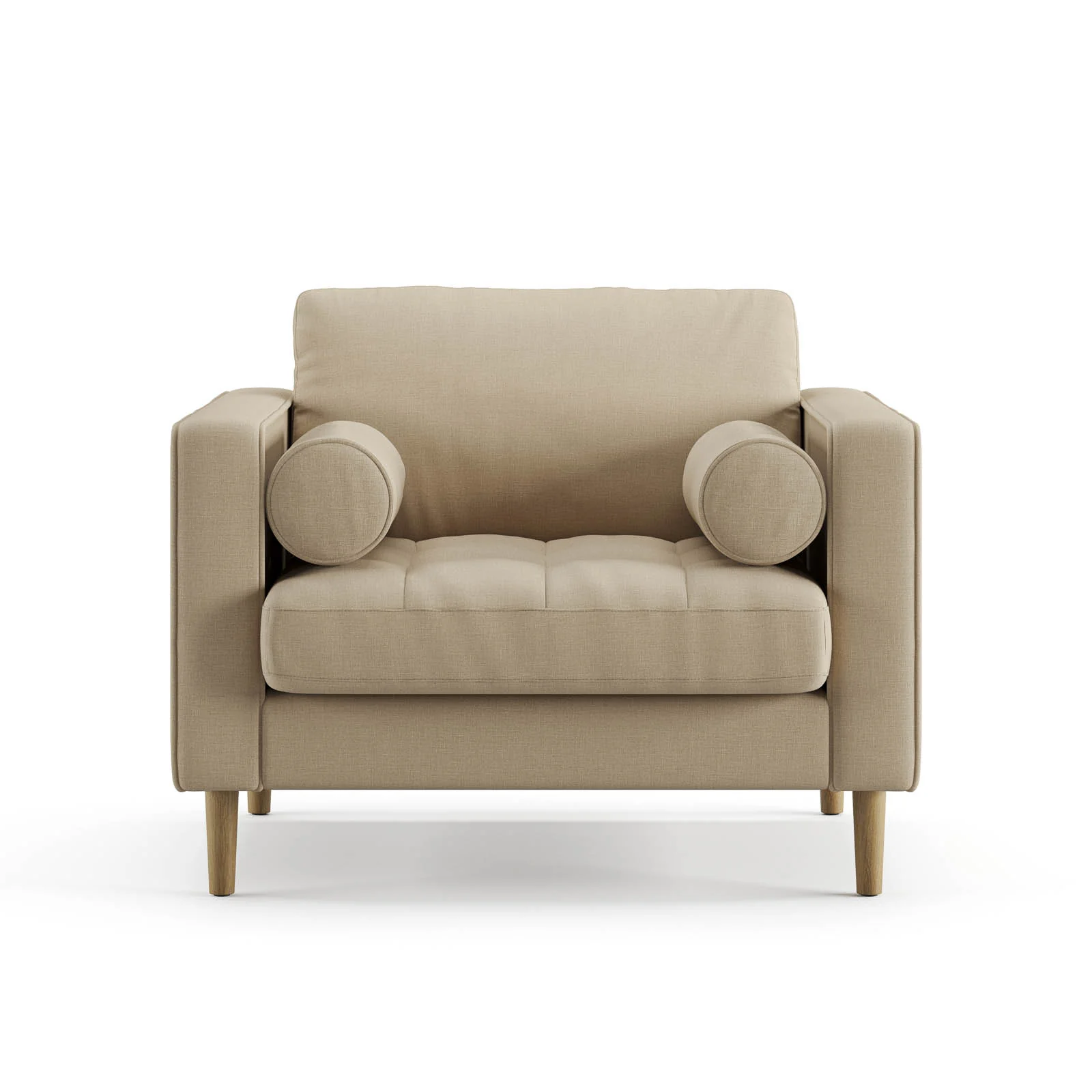 Palo Sofa T | Chair (3.5 feet length) | Tufted - Image 21