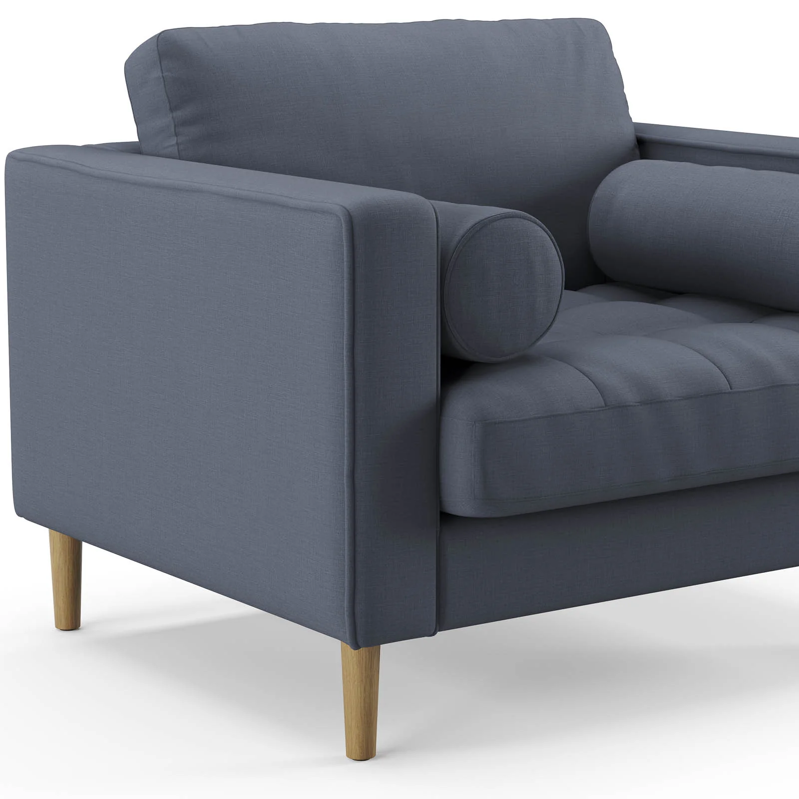 Palo Sofa T | Chair (3.5 feet length) | Tufted - Image 30