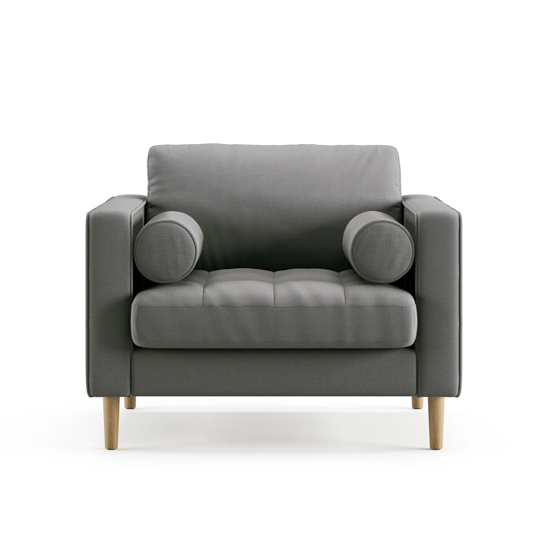 Palo Sofa T | Chair (3.5 feet length) | Tufted - Image 34