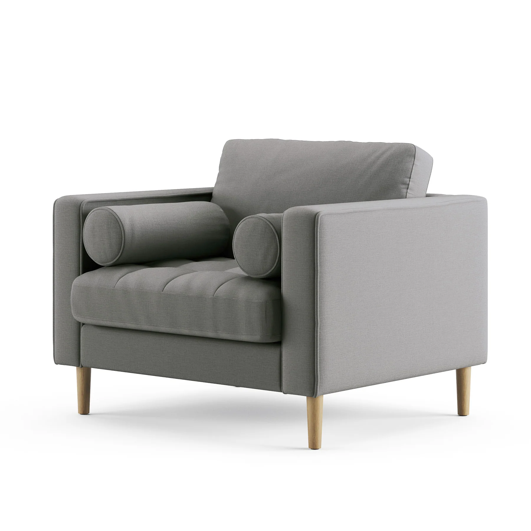 Palo Sofa T | Chair (3.5 feet length) | Tufted - Image 36