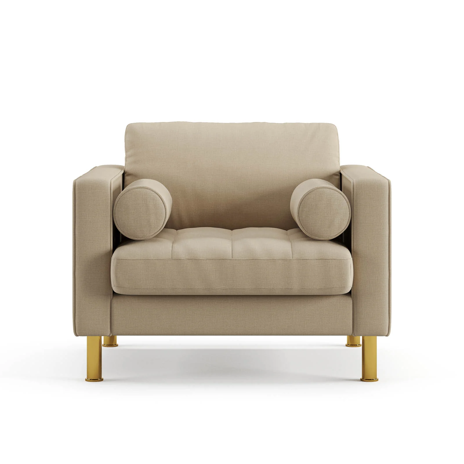 Palo Sofa T | Chair (3.5 feet length) | Tufted - Image 42