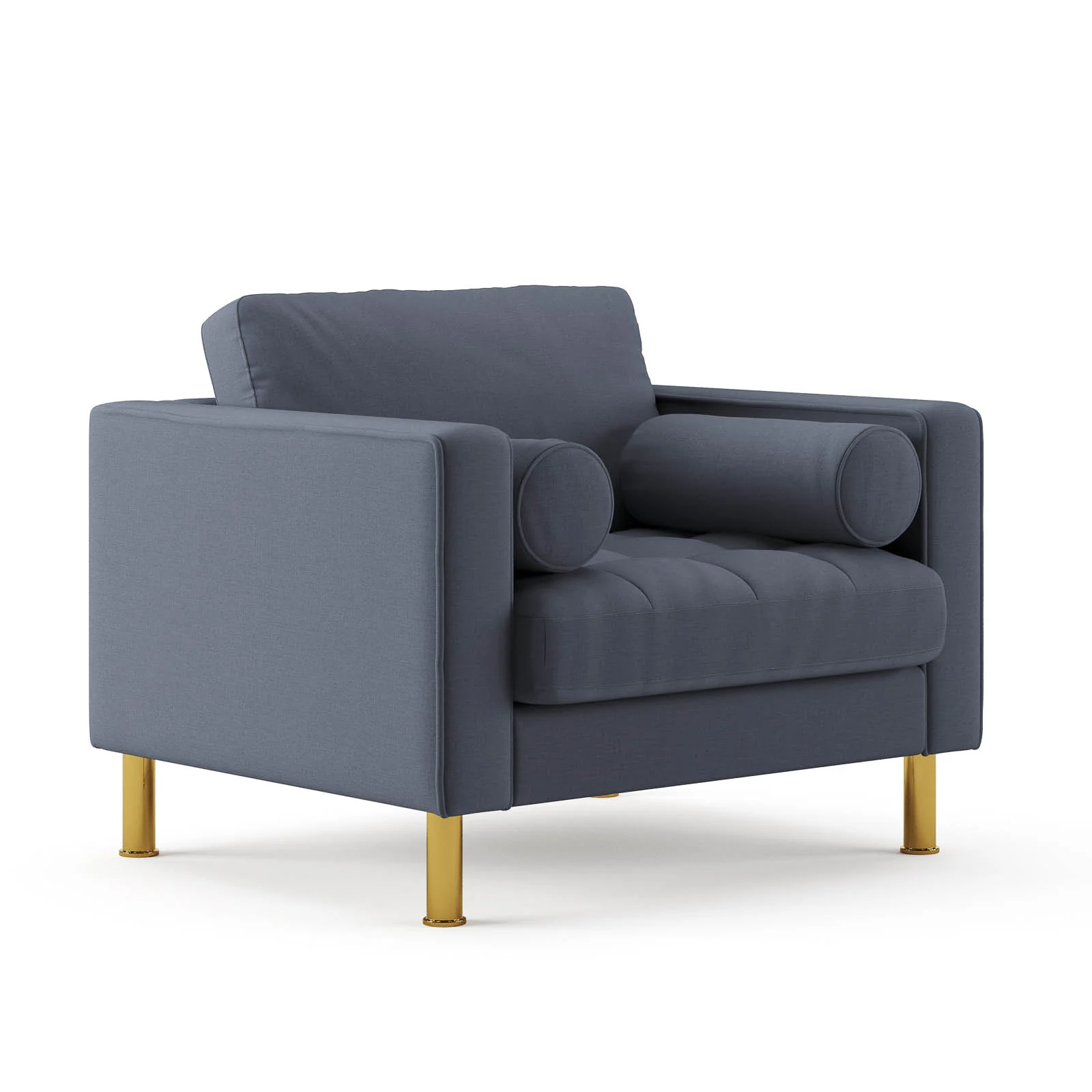 Palo Sofa T | Chair (3.5 feet length) | Tufted - Image 48