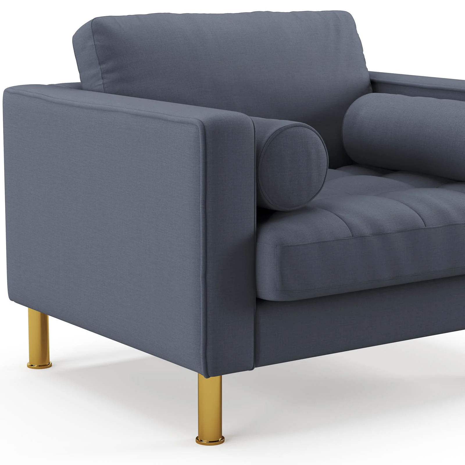 Palo Sofa T | Chair (3.5 feet length) | Tufted - Image 49