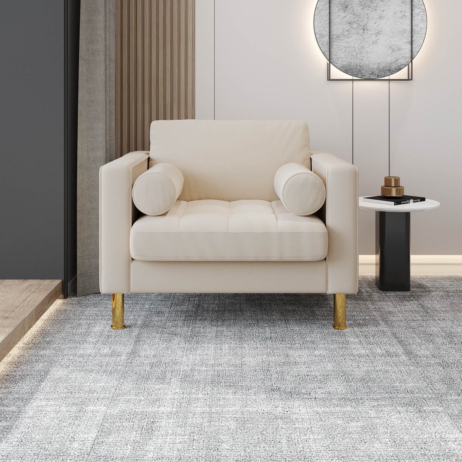 Palo Sofa T | Chair (3.5 feet length) | Tufted - Image 52