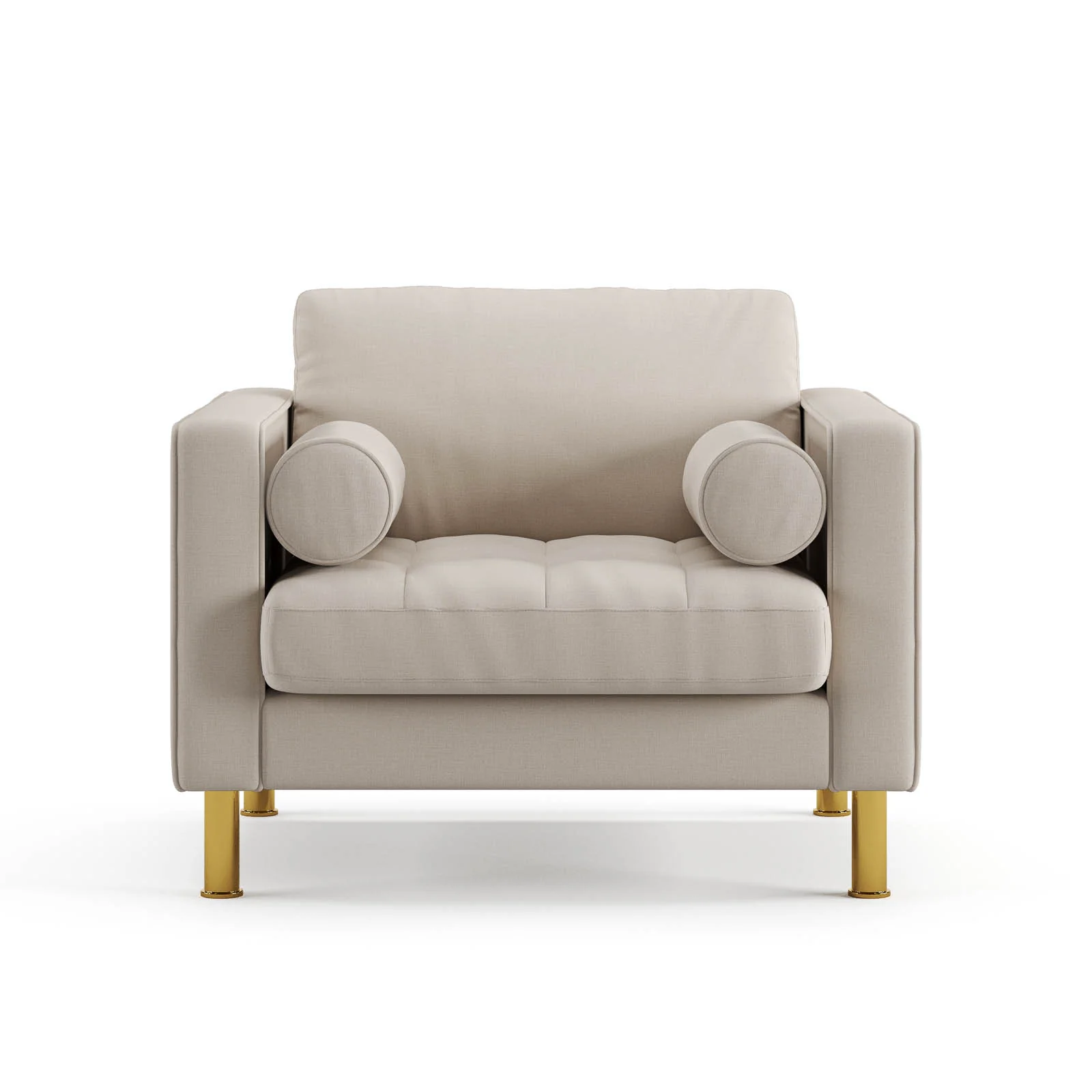 Palo Sofa T | Chair (3.5 feet length) | Tufted - Image 54