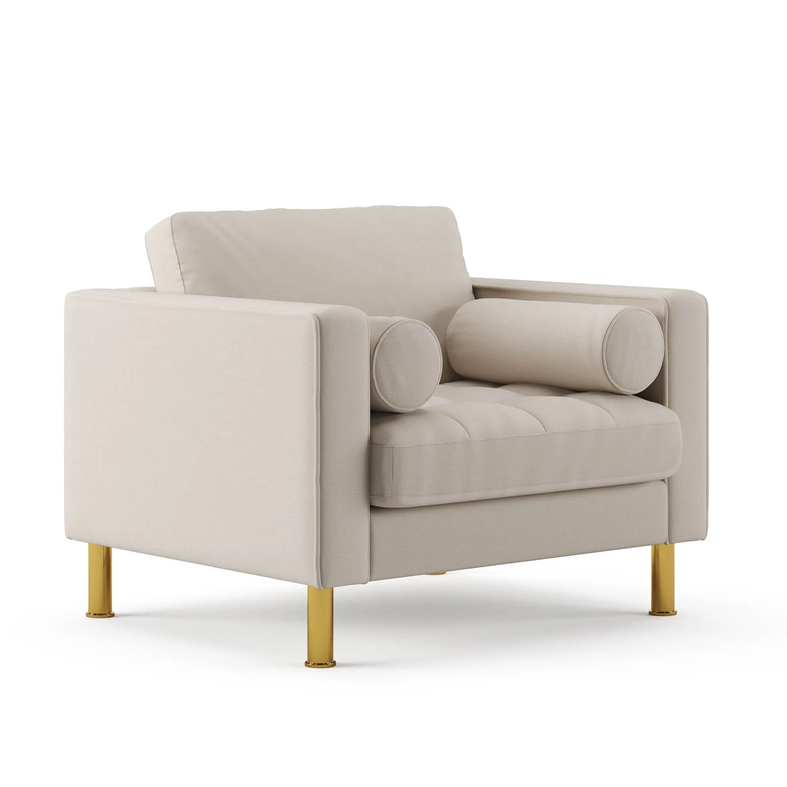Palo Sofa T | Chair (3.5 feet length) | Tufted - Image 55