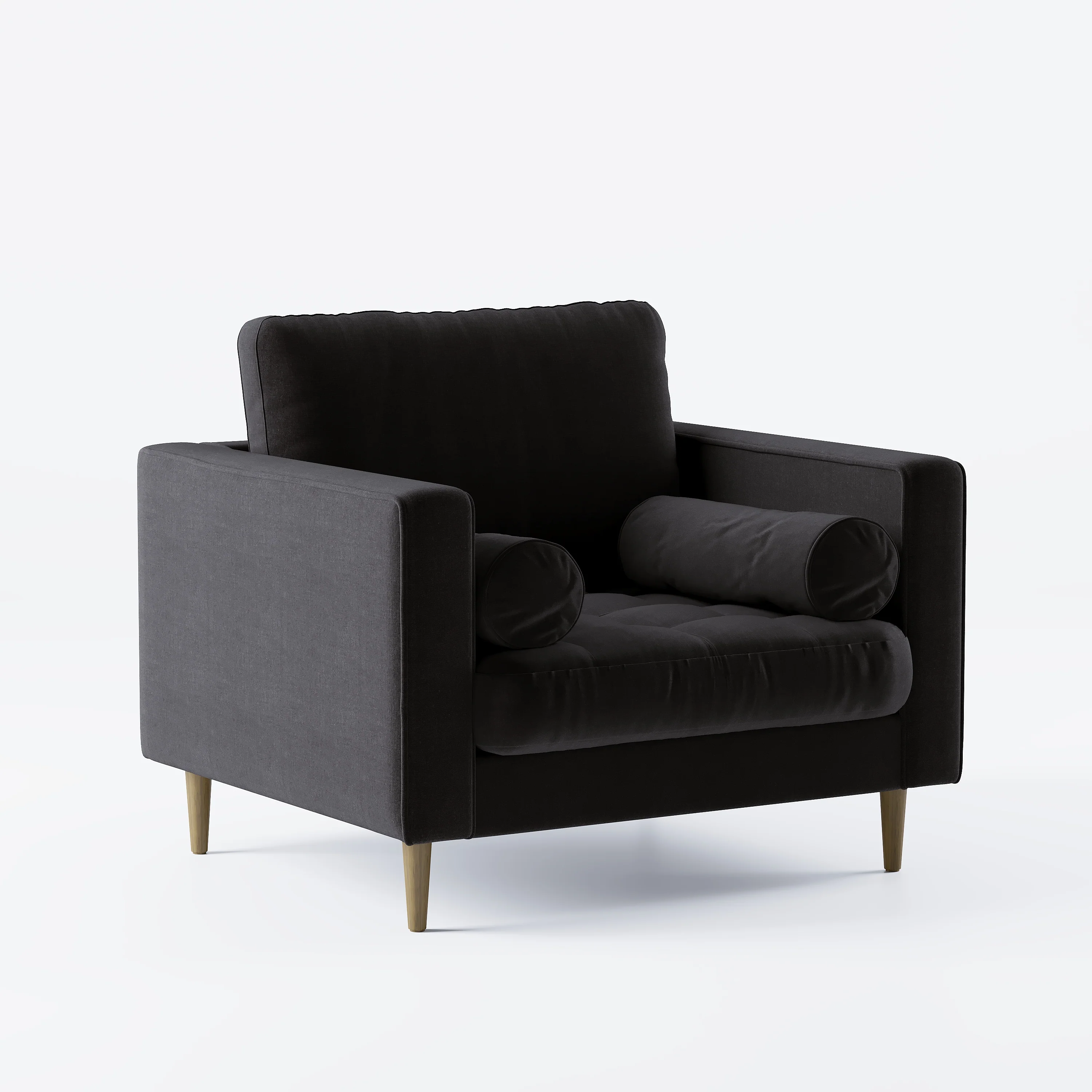 Palo Sofa T | Chair (3.5 feet length) | Tufted - Image 64