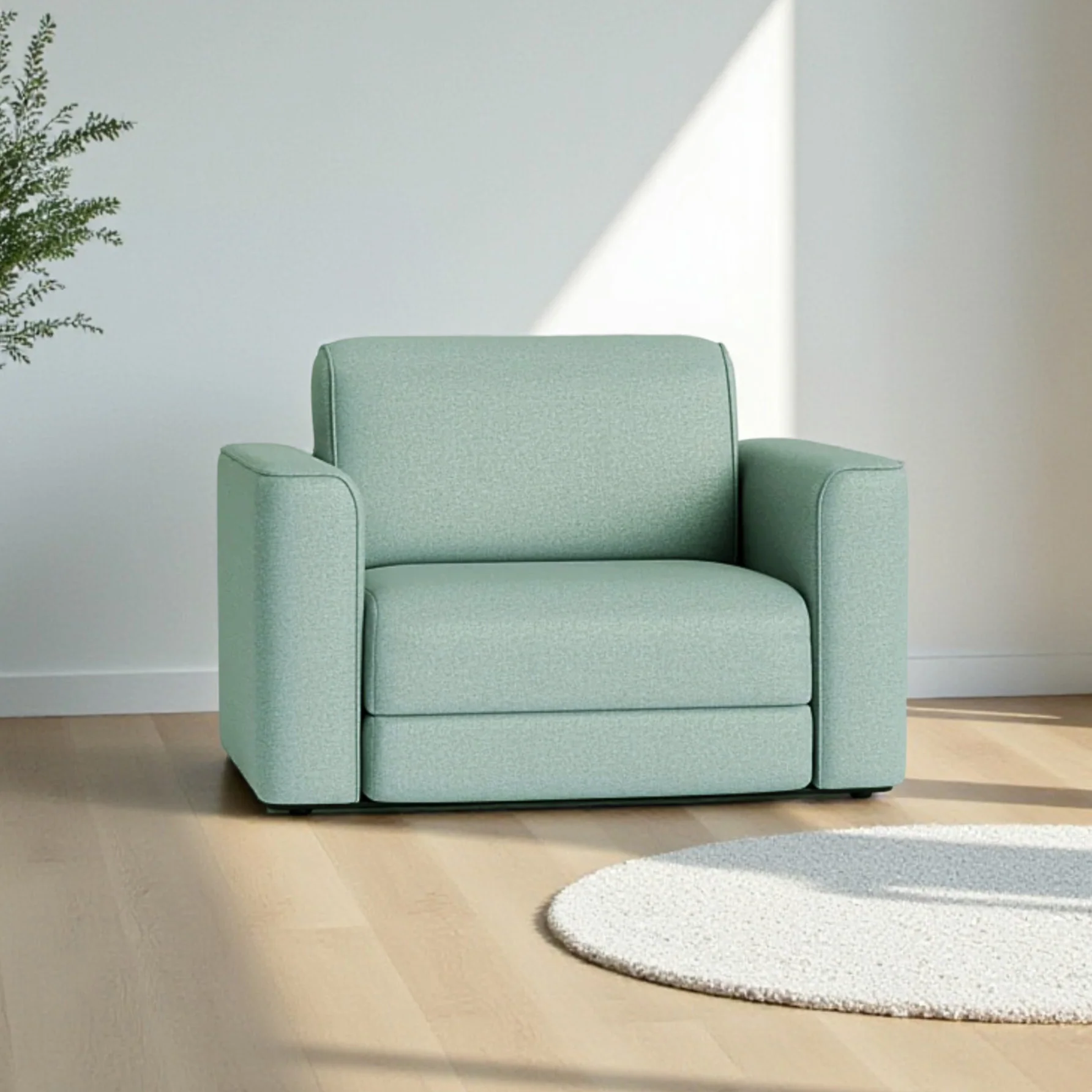 Porto Solo Sleeper Sofa | Sofa Cum Bed (4.5 Feet) - Image 14