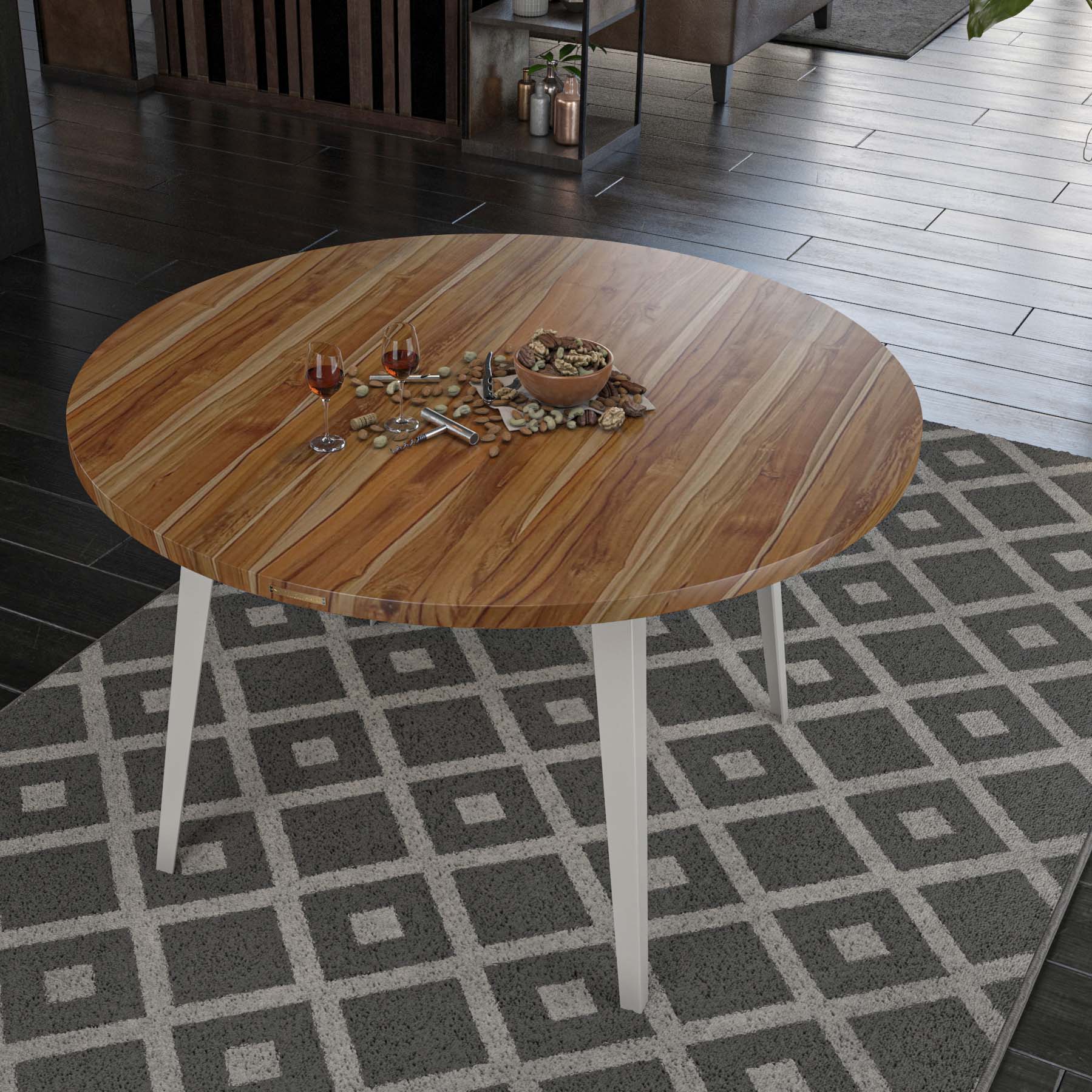 Round Table - Solid Teak - Image 6