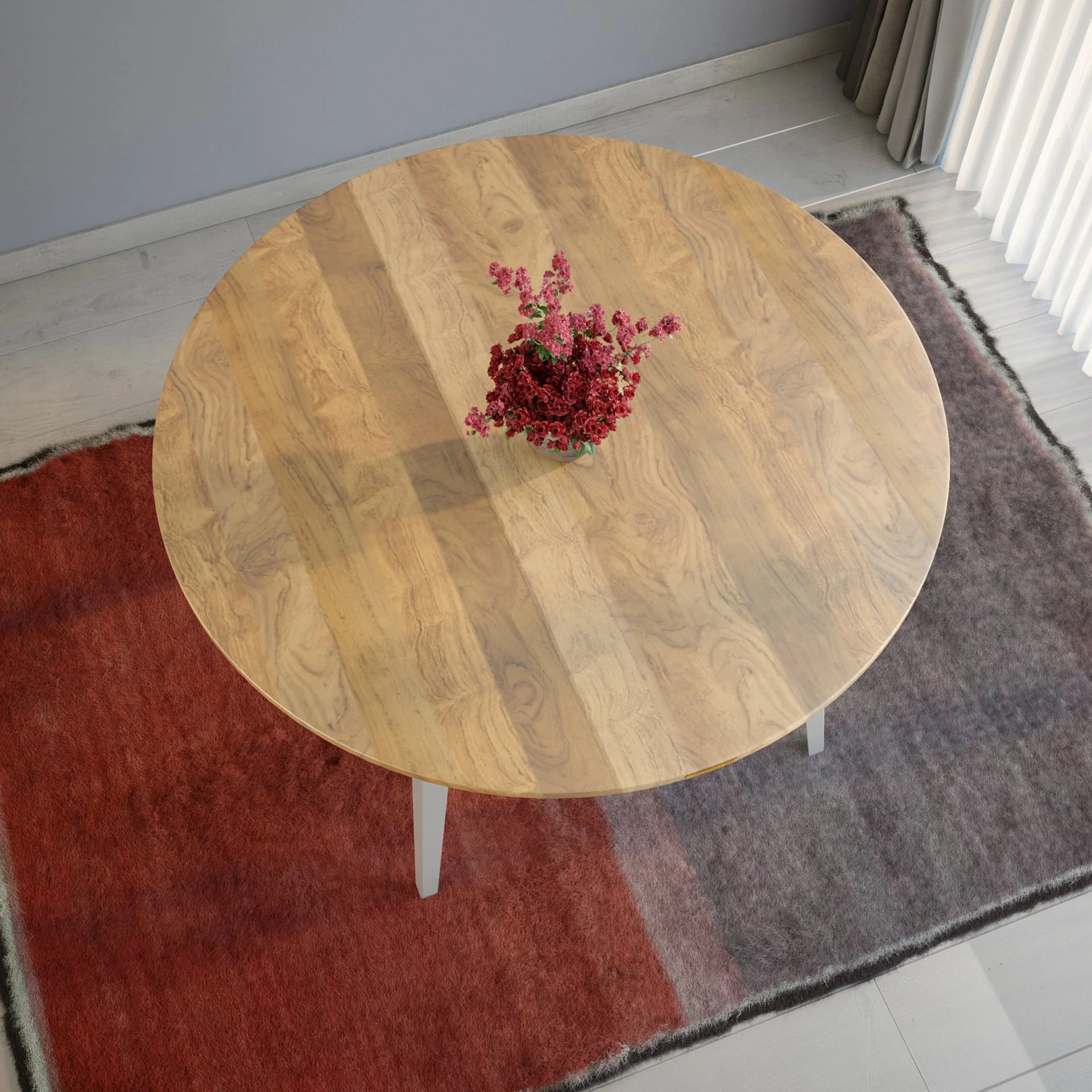Round Table - Solid Teak - Image 8