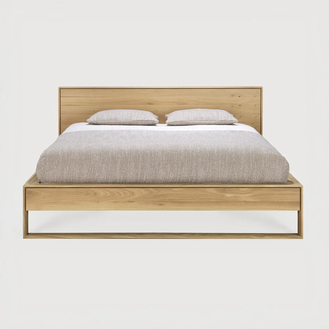 Sael Bed - Solid Walnut/Teak/Oak Wood (King) - Image 3