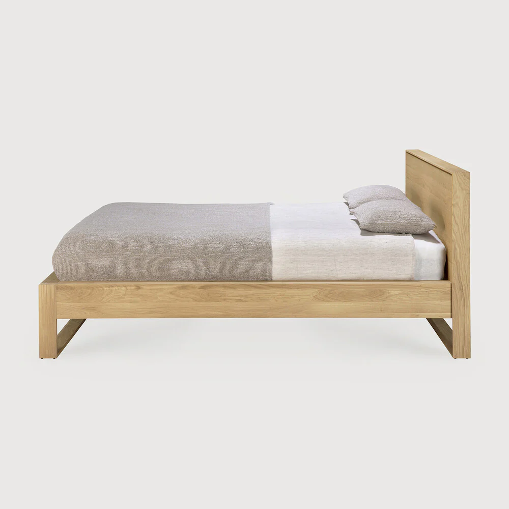 Sael Bed - Solid Walnut/Teak/Oak Wood (King) - Image 4