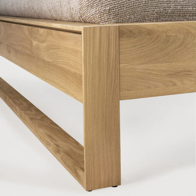 Sael Bed - Solid Walnut/Teak/Oak Wood (Queen) - Image 7