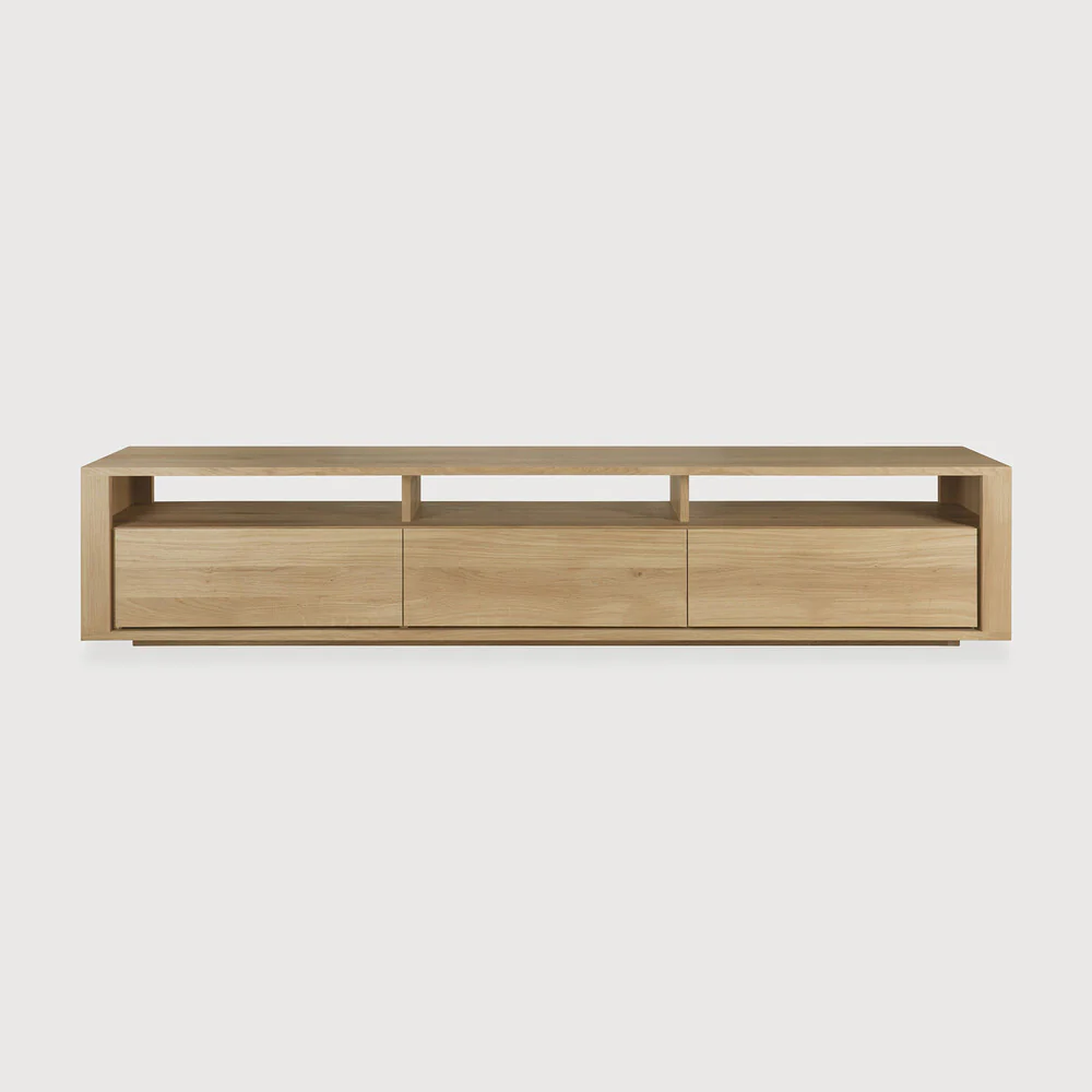 Sael TV Unit/Console  - Solid Walnut/Teak/Oak Wood (Large) - Image 4