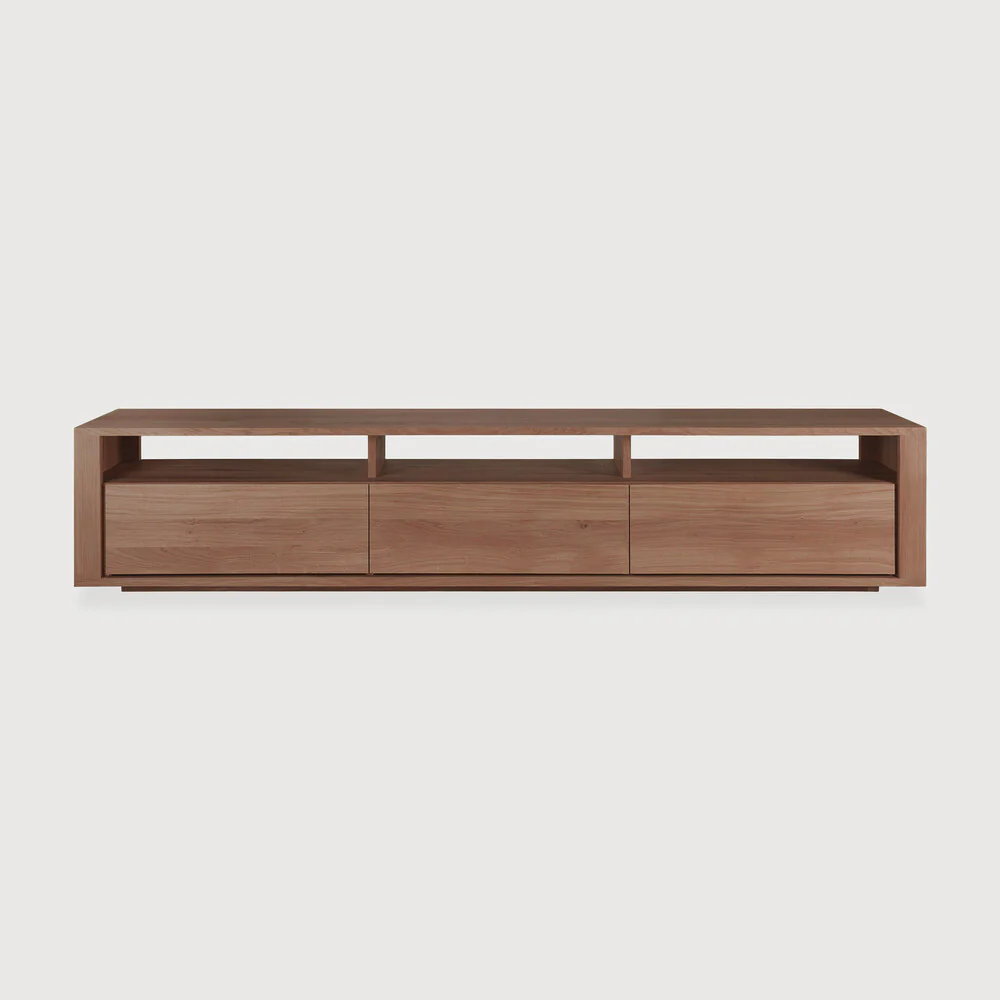 Sael TV Unit/Console  - Solid Walnut/Teak/Oak Wood (Large) - Image 6