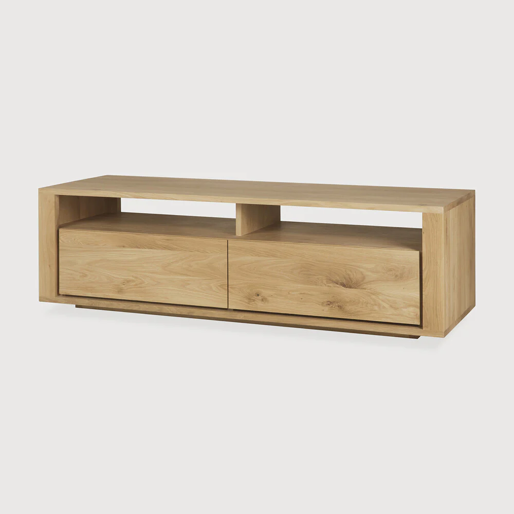 Sael TV Unit/Console  - Solid Walnut/Teak/Oak Wood (Small) - Image 3