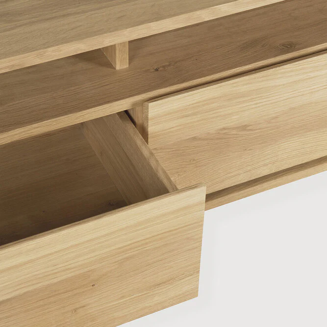 Sael TV Unit/Console  - Solid Walnut/Teak/Oak Wood (Small) - Image 5