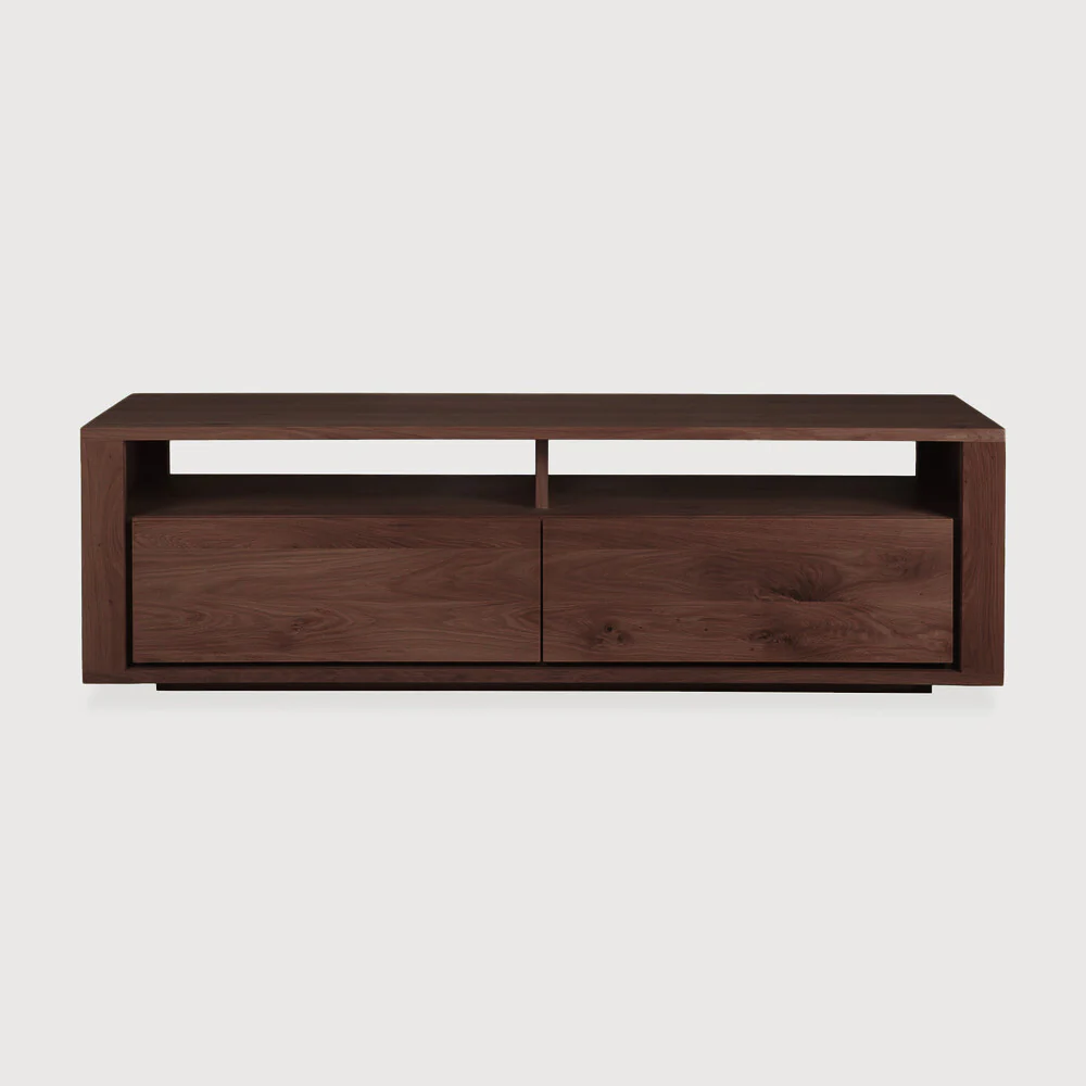 Sael TV Unit/Console  - Solid Walnut/Teak/Oak Wood (Small) - Image 8