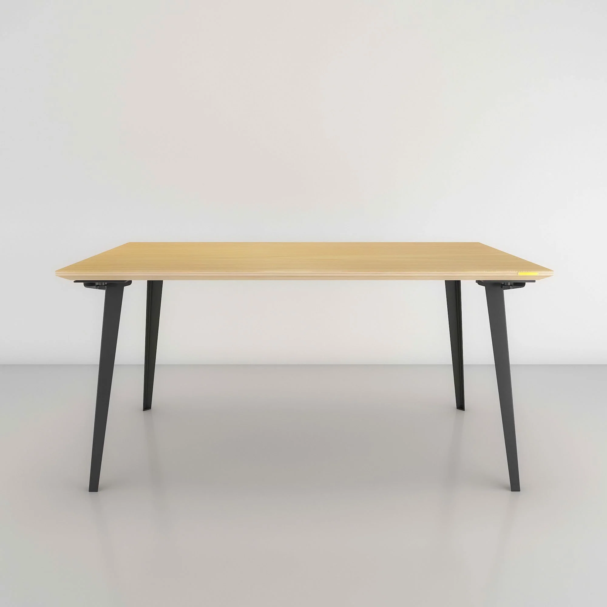 Serenity Dining Table (5x3 feet) - White Oak Veneer - Image 11