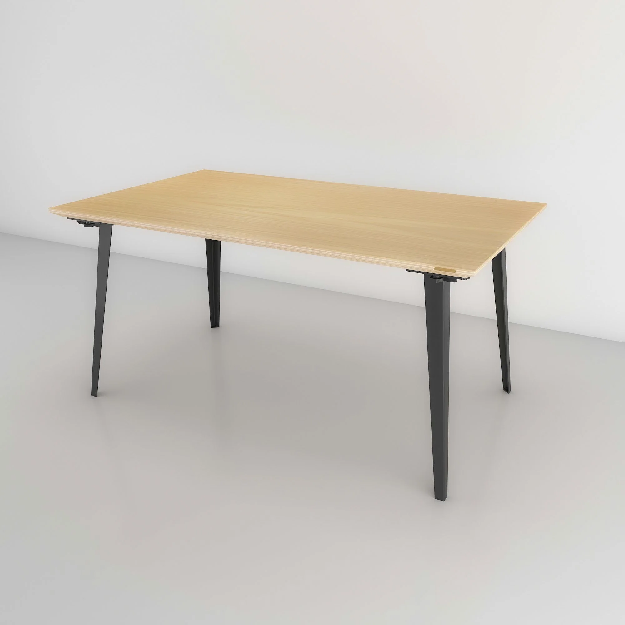 Serenity Dining Table (5x3 feet) - White Oak Veneer - Image 12